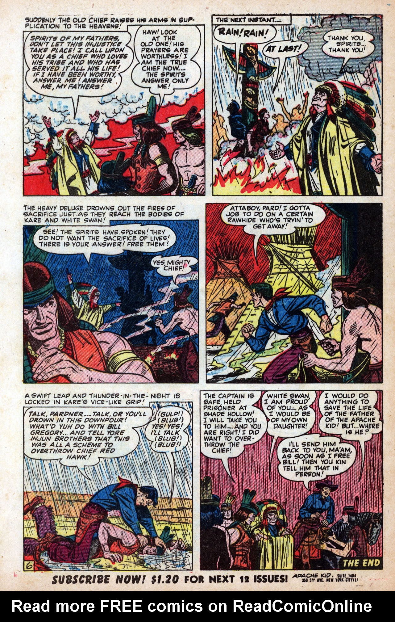 Read online Apache Kid comic -  Issue #9 - 32