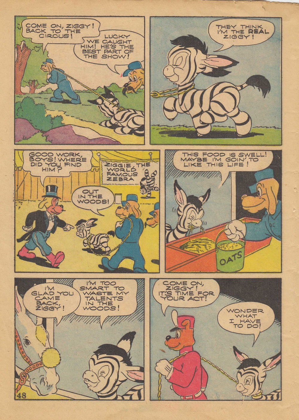 Read online Our Gang Comics comic -  Issue #7 - 50