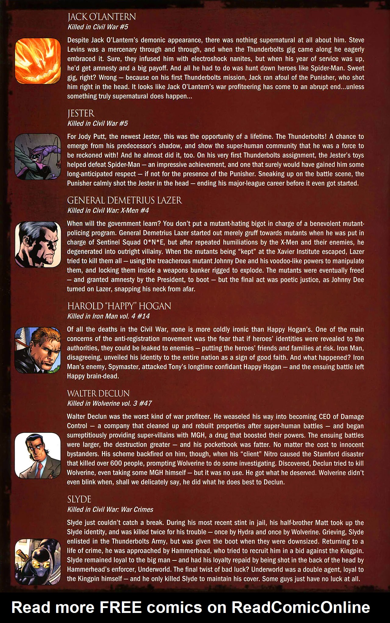 Read online Marvel Spotlight: Civil War Aftermath comic -  Issue # Full - 8