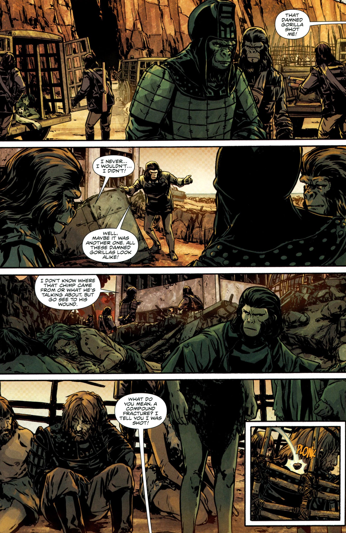 Read online Exile on the Planet of the Apes comic -  Issue #4 - 13