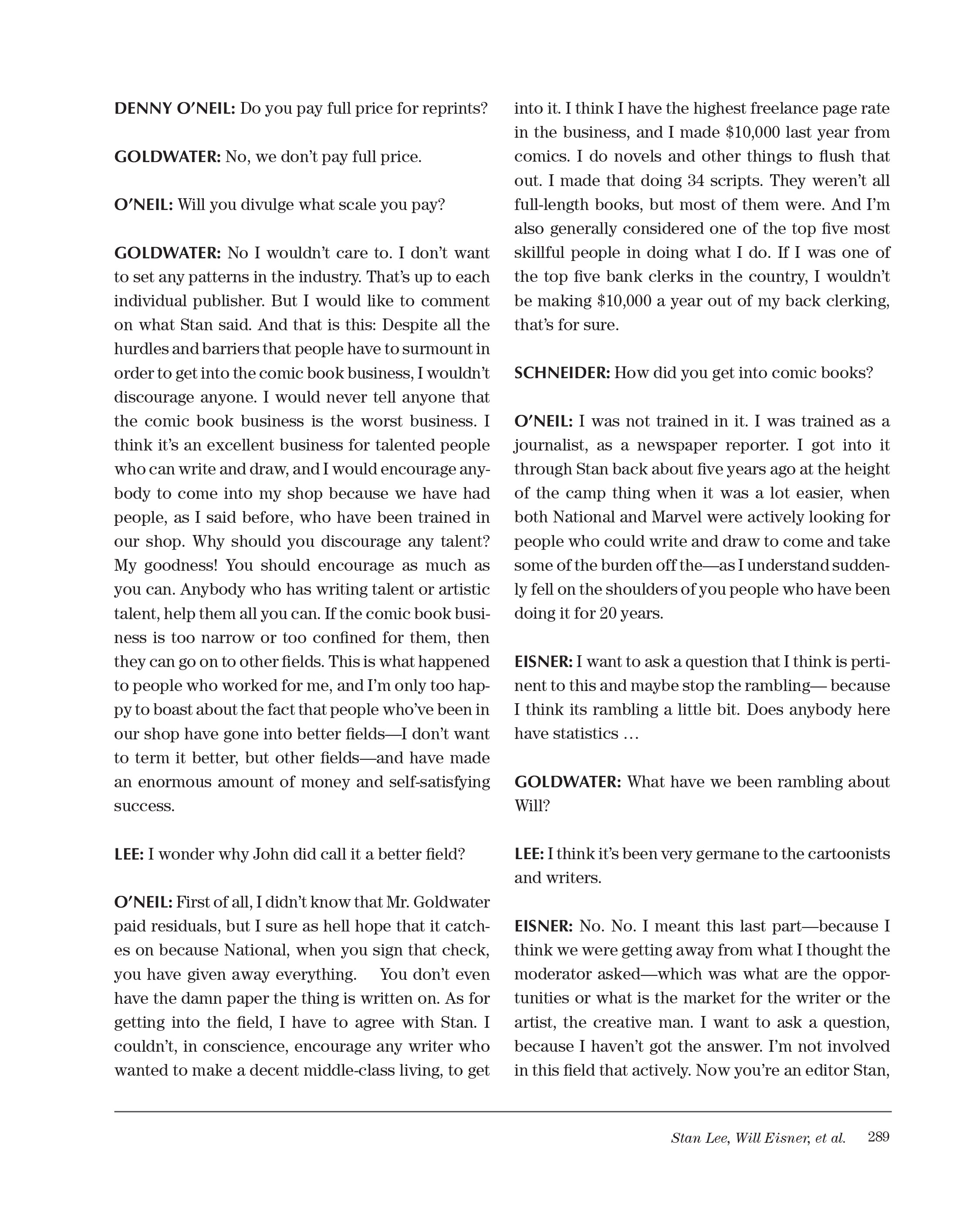 Read online Sparring With Gil Kane: Colloquies On Comic Art and Aesthetics comic -  Issue # TPB (Part 3) - 89