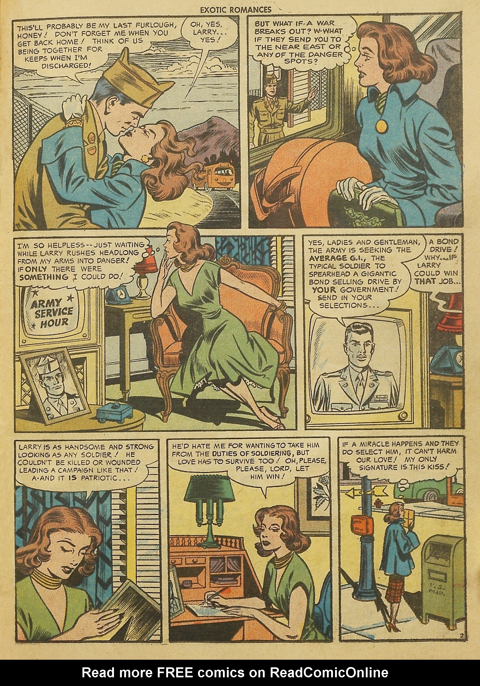 Read online Exotic Romances comic -  Issue #30 - 19