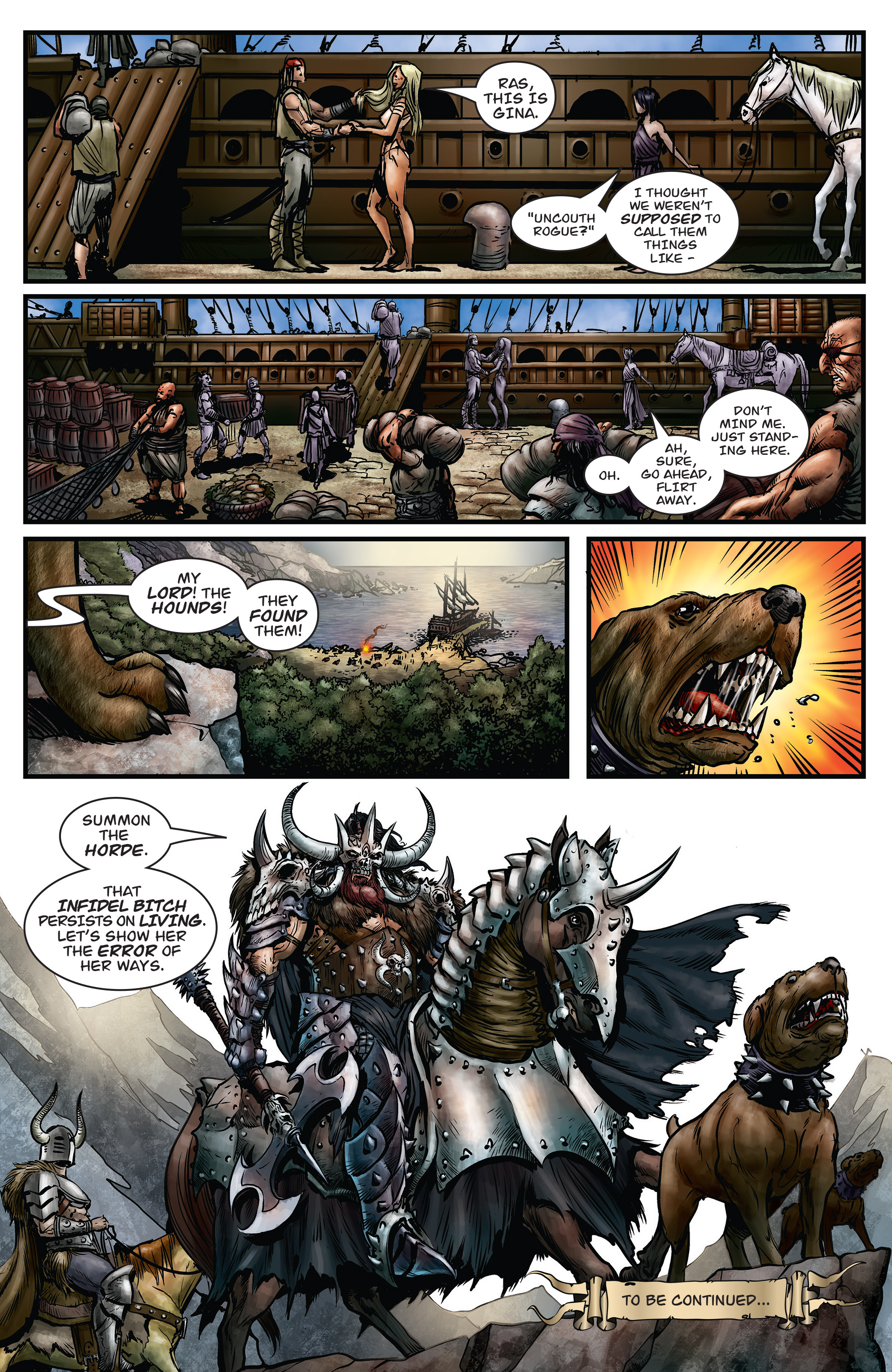 Read online Arhian: Head Huntress comic -  Issue #3 - 34