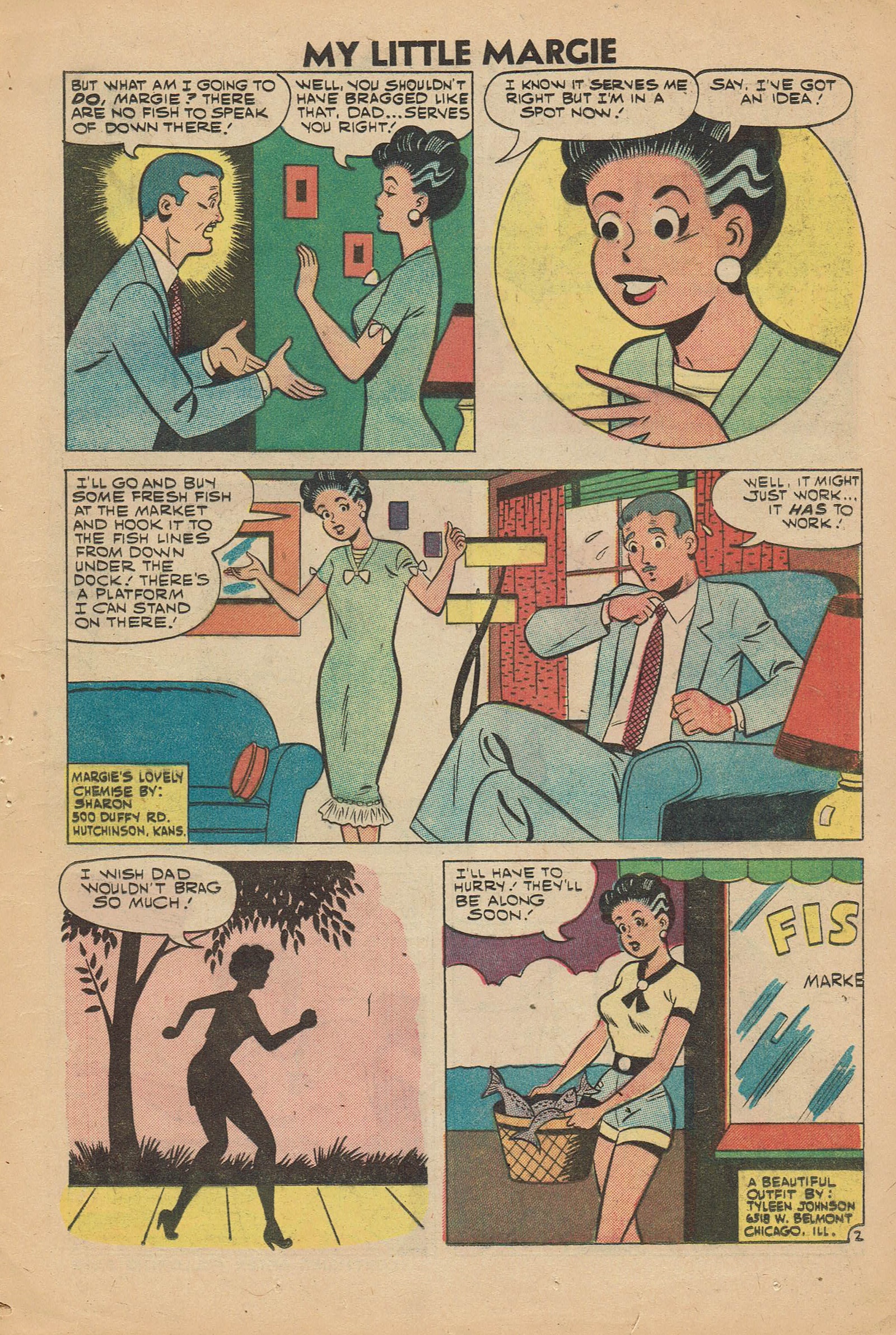 Read online My Little Margie (1954) comic -  Issue #25 - 12