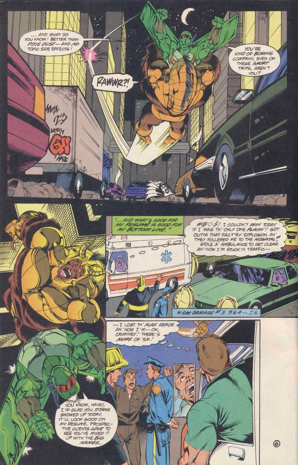 Read online Damage (1994) comic -  Issue #6 - 7