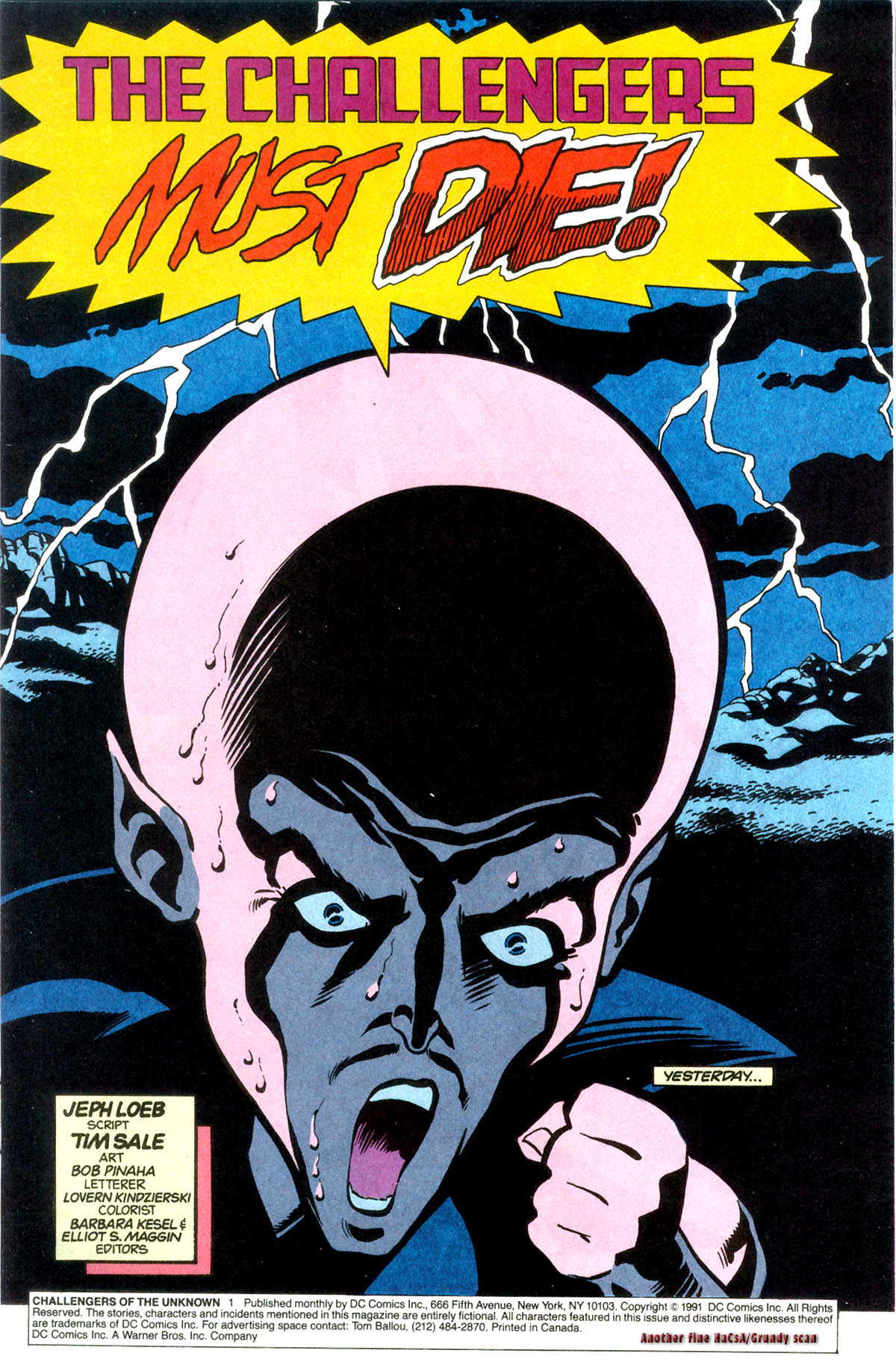 Read online Challengers of the Unknown (1991) comic -  Issue #1 - 2