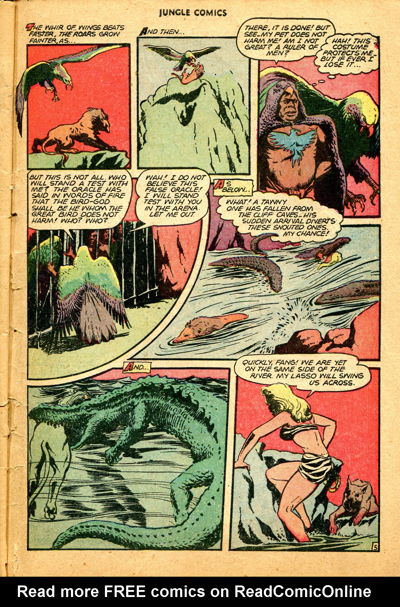 Read online Jungle Comics comic -  Issue #89 - 47