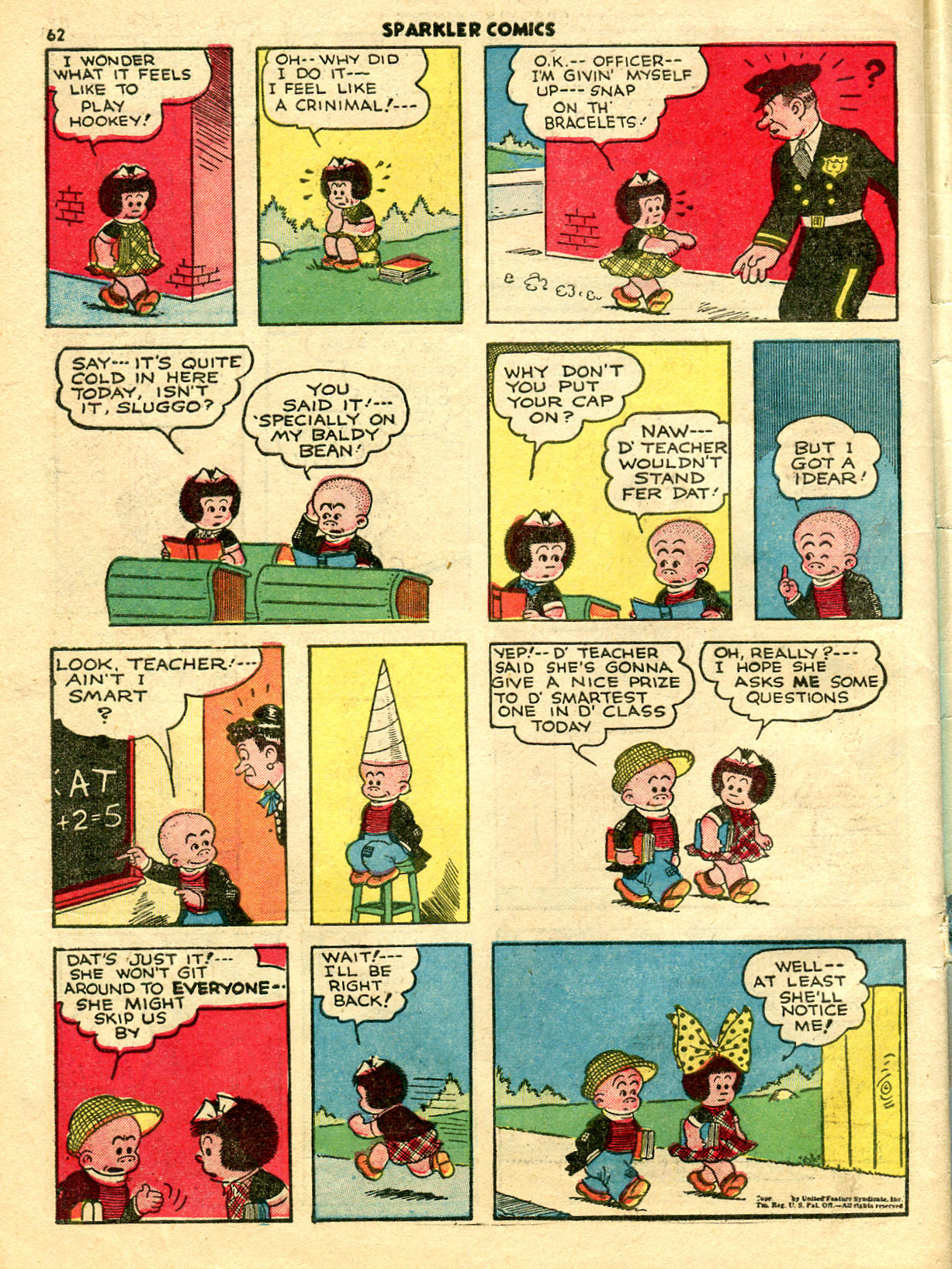 Read online Sparkler Comics comic -  Issue #5 - 63