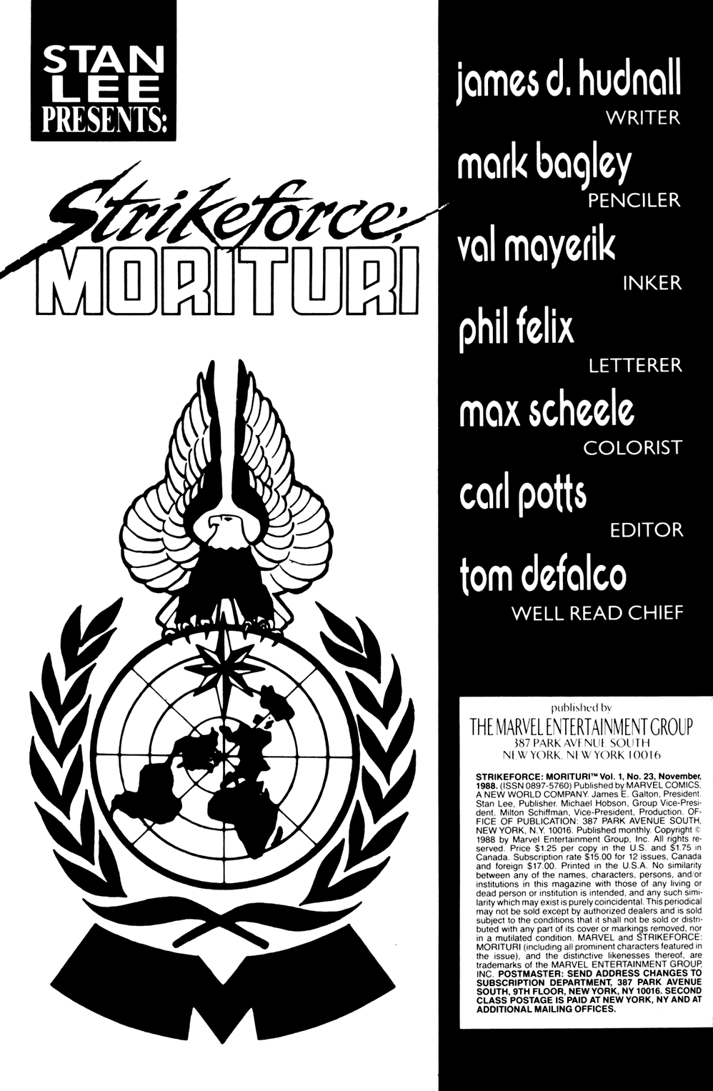 Read online Strikeforce: Morituri comic -  Issue #23 - 2