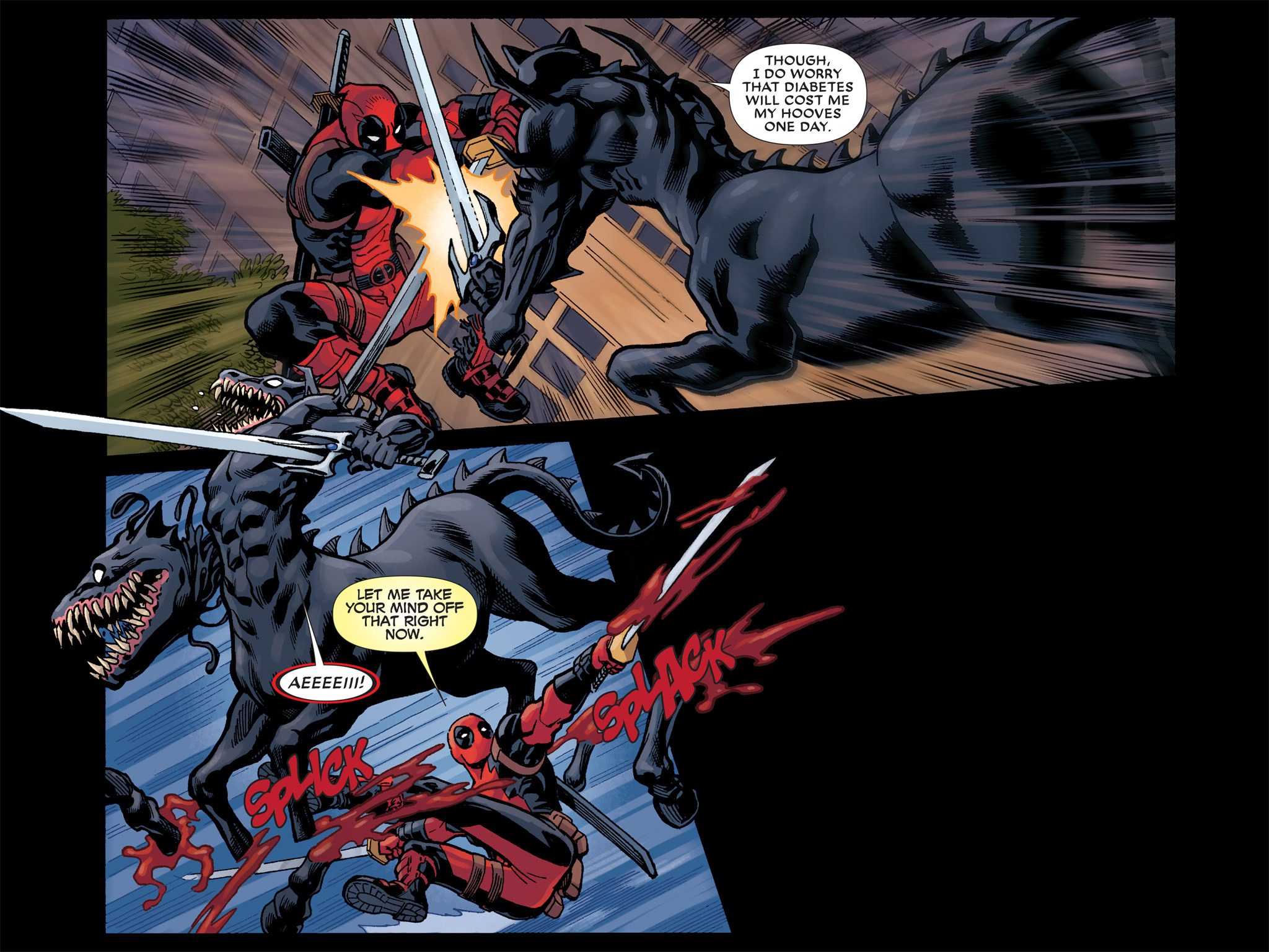 Read online Deadpool: The Gauntlet Infinite Comic comic -  Issue #10 - 45