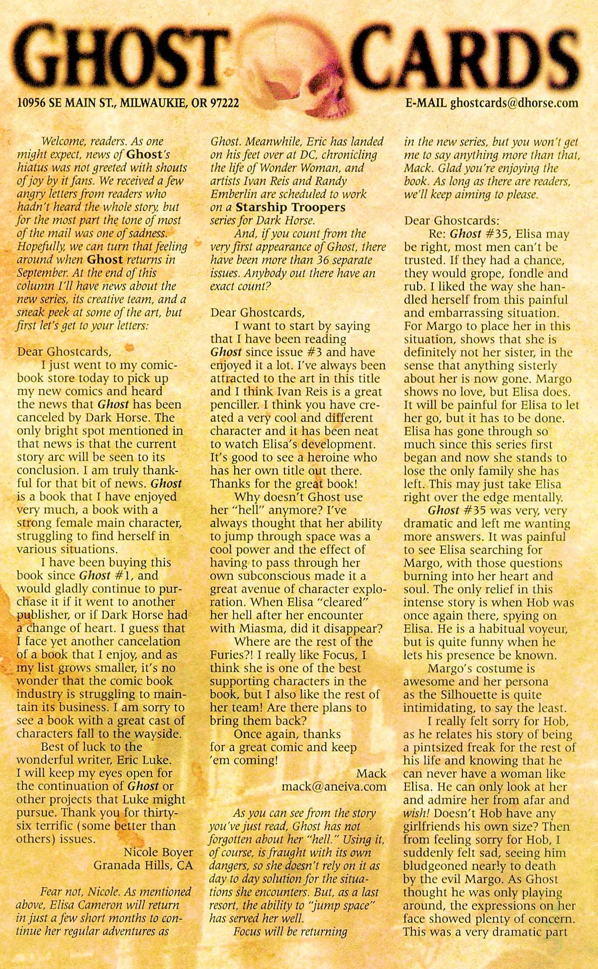 Read online Ghost Special comic -  Issue #2 - 39