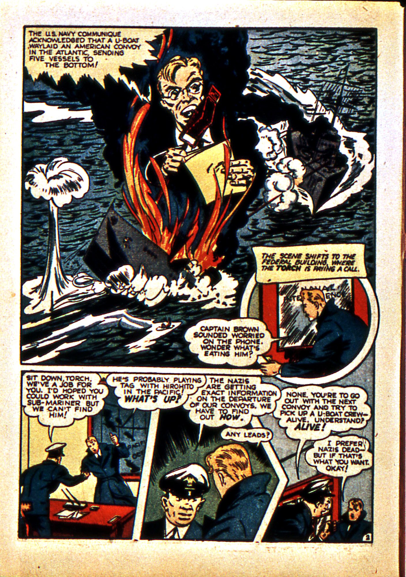 Read online The Human Torch (1940) comic -  Issue #10 - 5