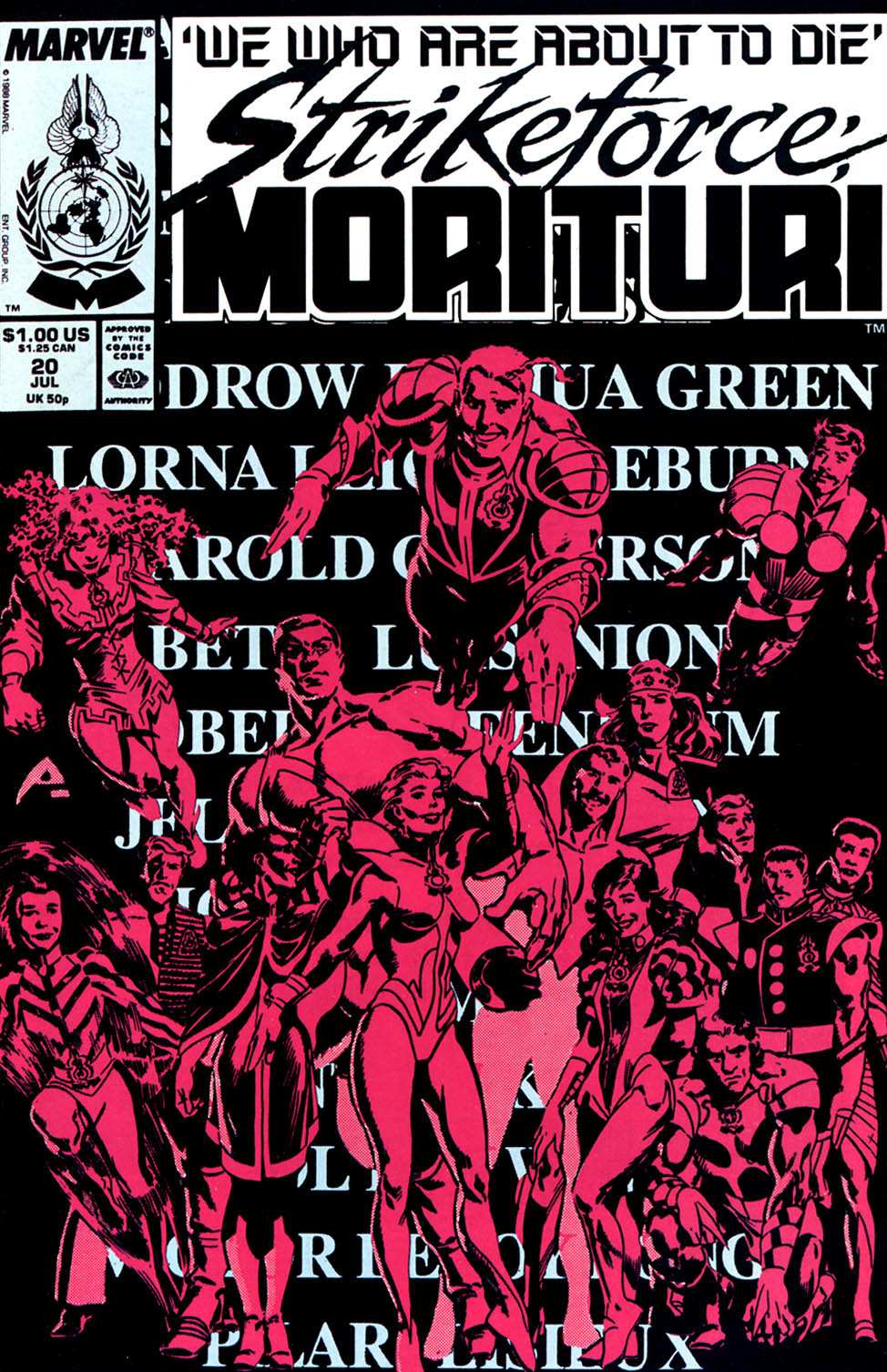 Read online Strikeforce: Morituri comic -  Issue #20 - 1