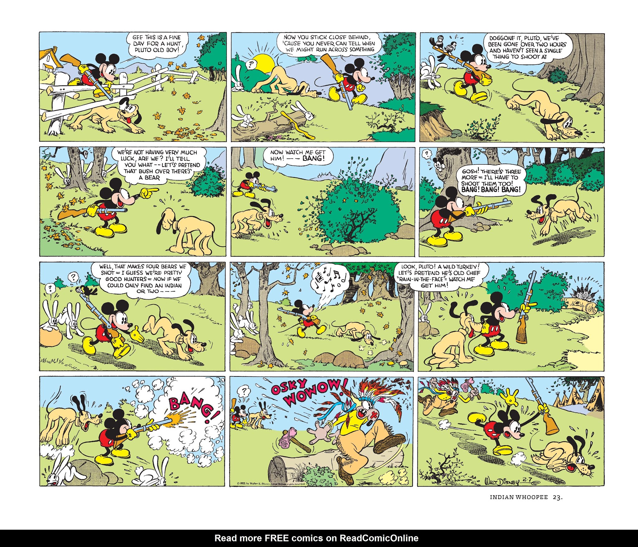 Read online Walt Disney's Mickey Mouse Color Sundays comic -  Issue # TPB 1 (Part 1) - 23