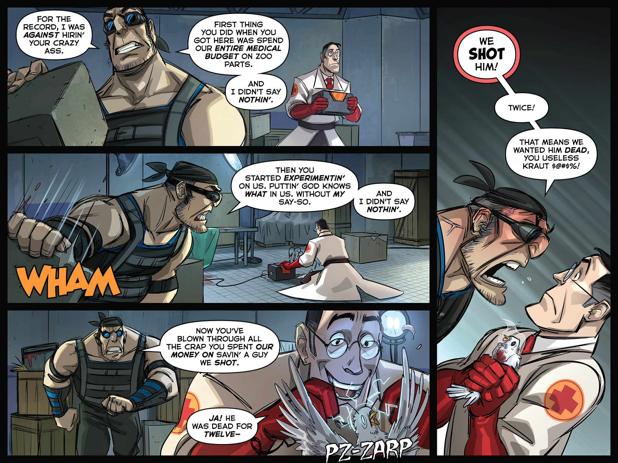Read online Team Fortress 2 comic -  Issue #5 - 74