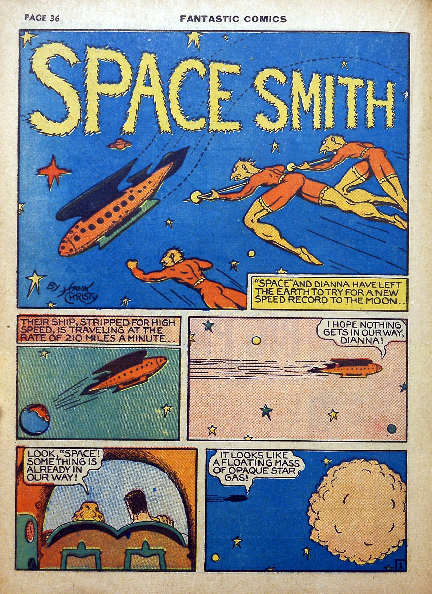 Read online Fantastic Comics comic -  Issue #5 - 37