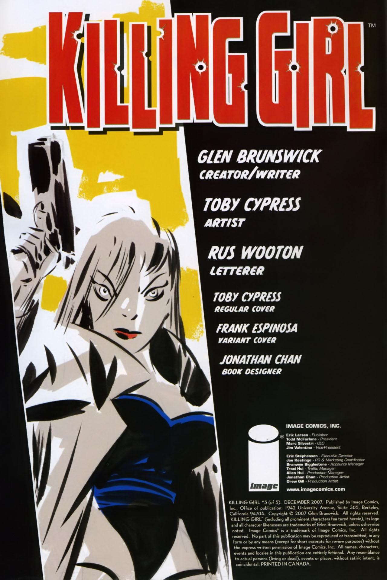 Read online Killing Girl comic -  Issue #5 - 3