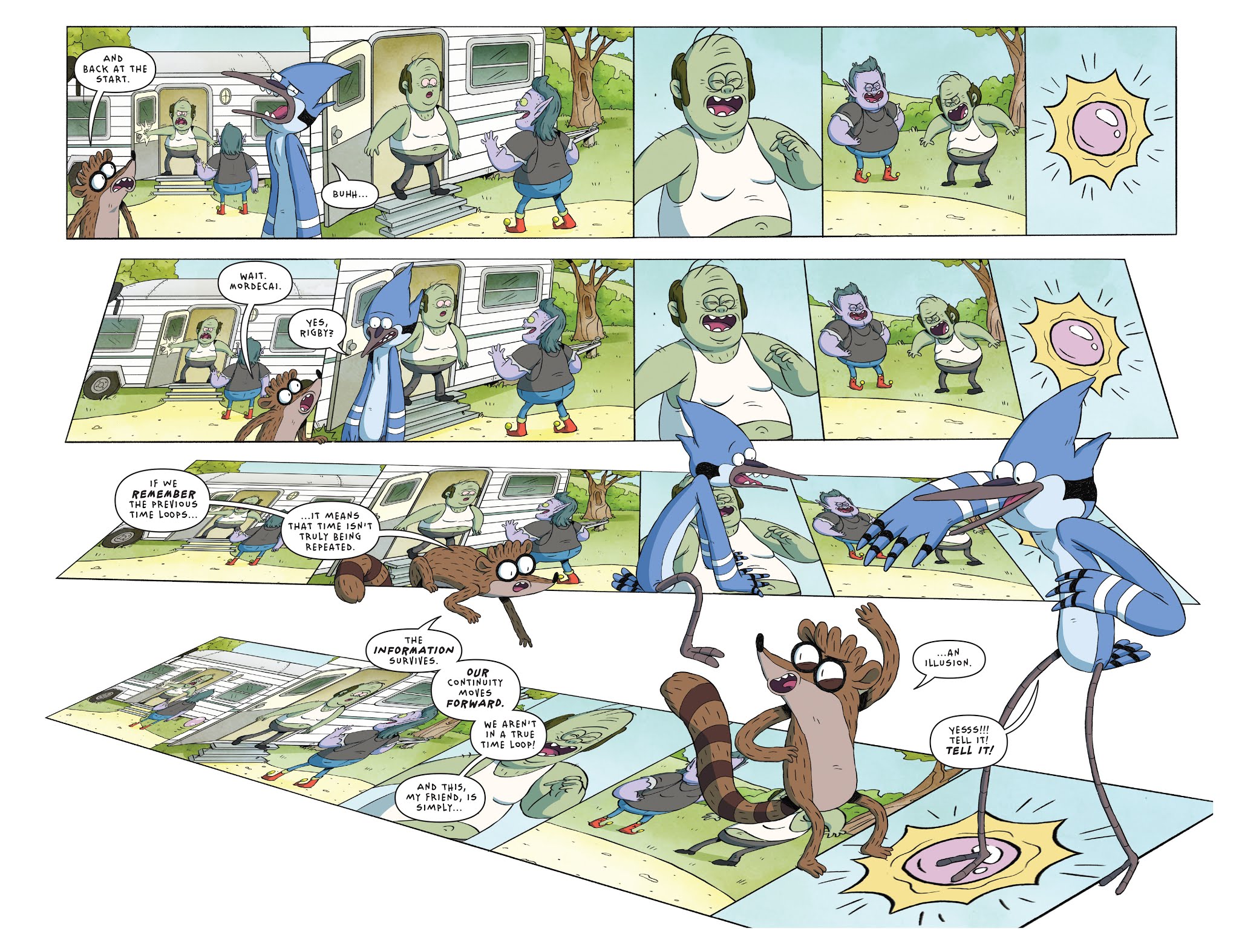 Read online Regular Show: 25 Years Later comic -  Issue #4 - 4