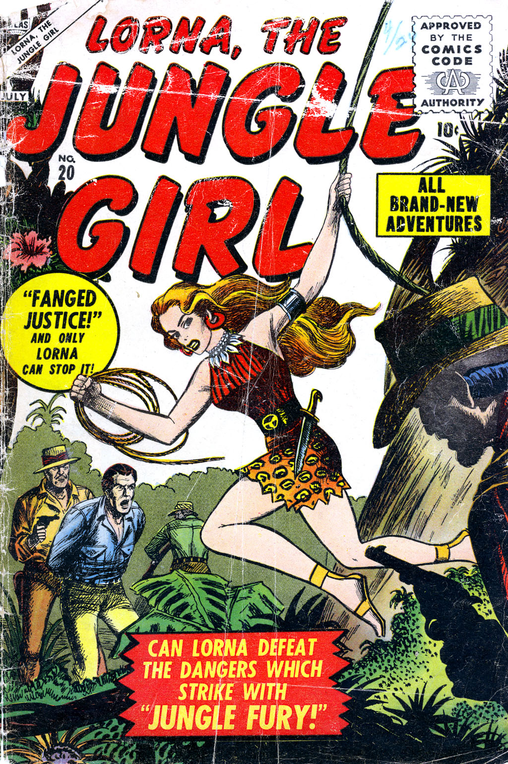 Read online Lorna, The Jungle Girl comic -  Issue #20 - 1