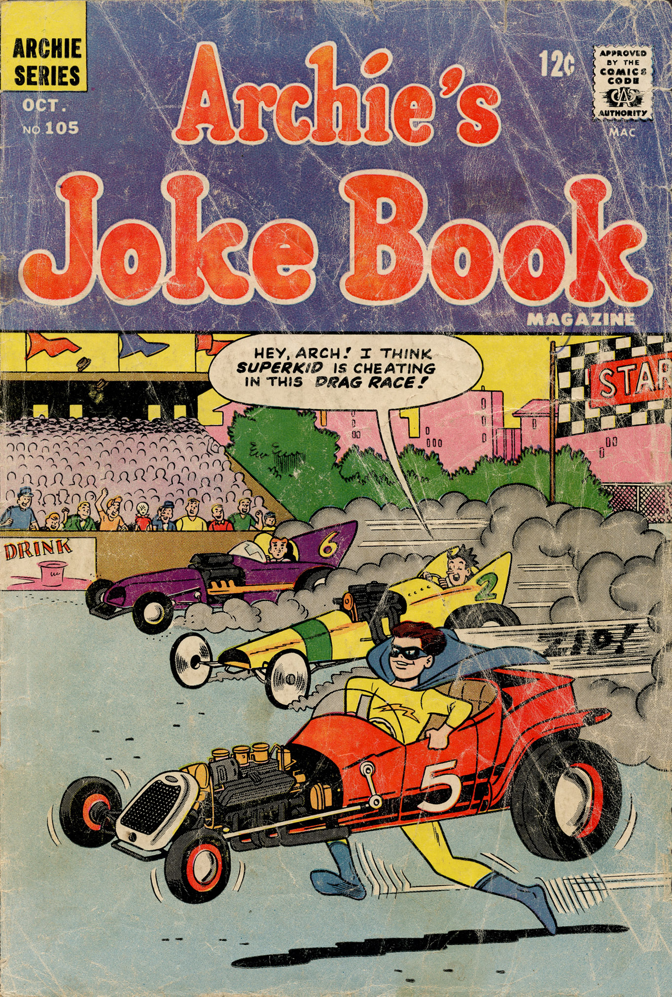 Read online Archie's Joke Book Magazine comic -  Issue #105 - 1