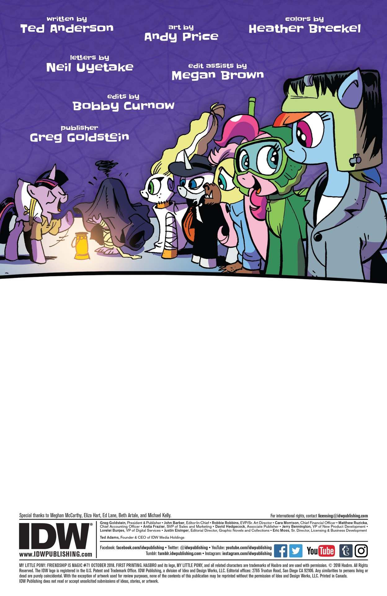 Read online My Little Pony: Friendship is Magic comic -  Issue #71 - 2