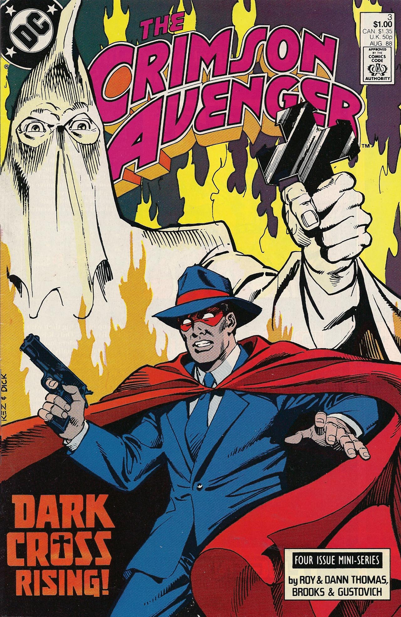 Read online Crimson Avenger comic -  Issue #3 - 1
