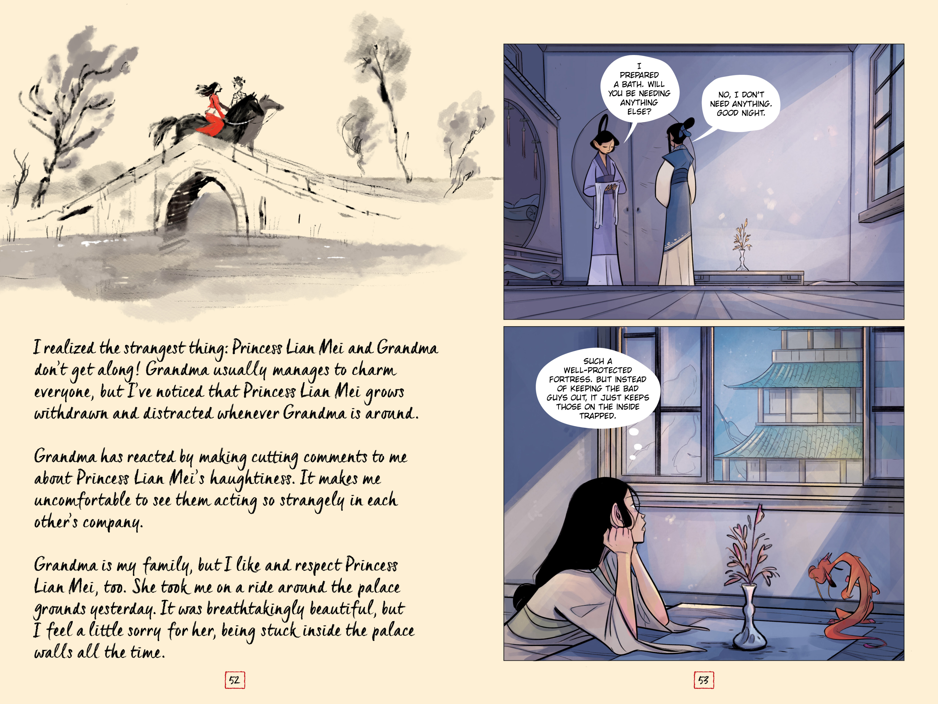 Read online Disney Mulan's Adventure Journal: The Palace of Secrets comic -  Issue # TPB - 53