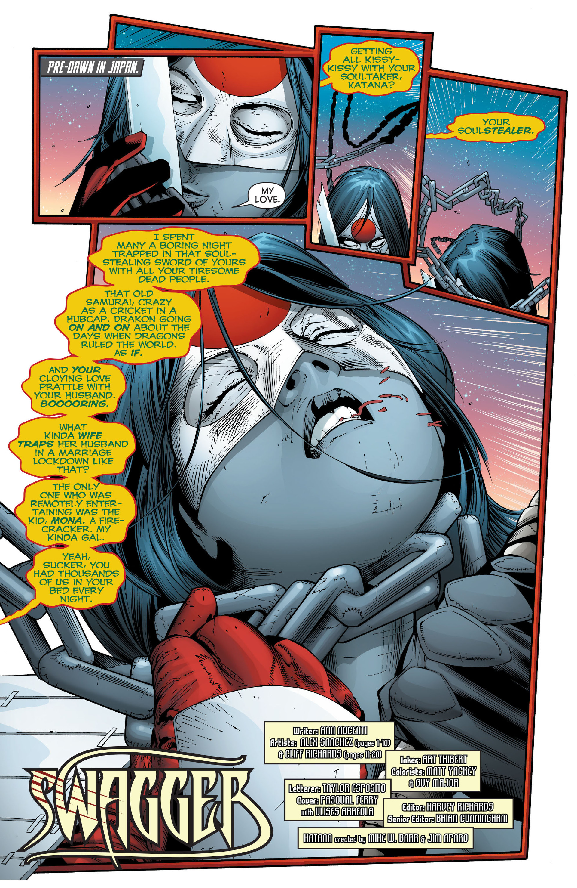 Read online Katana comic -  Issue #6 - 2