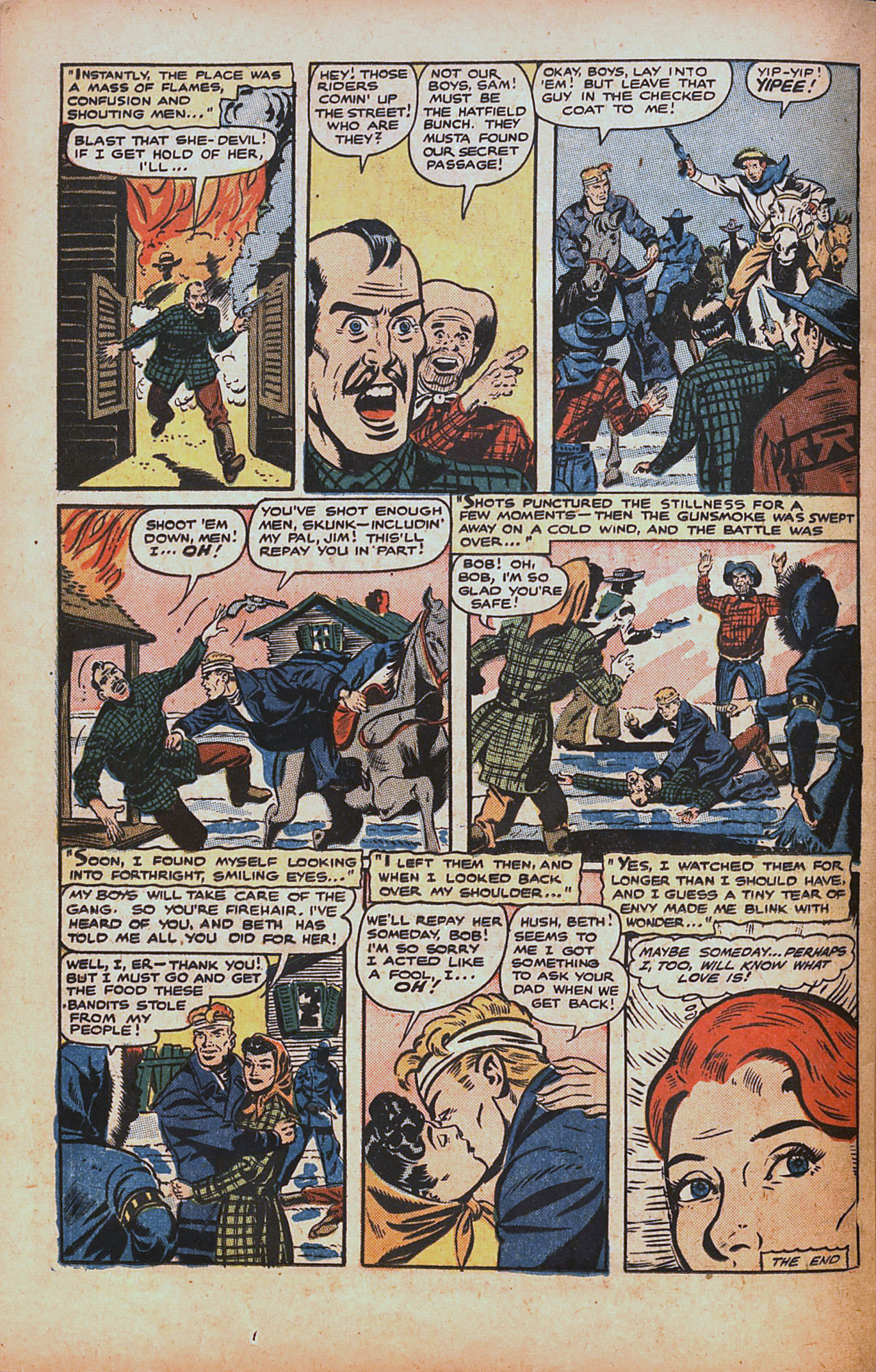Read online Pioneer West Romances comic -  Issue #3 - 36