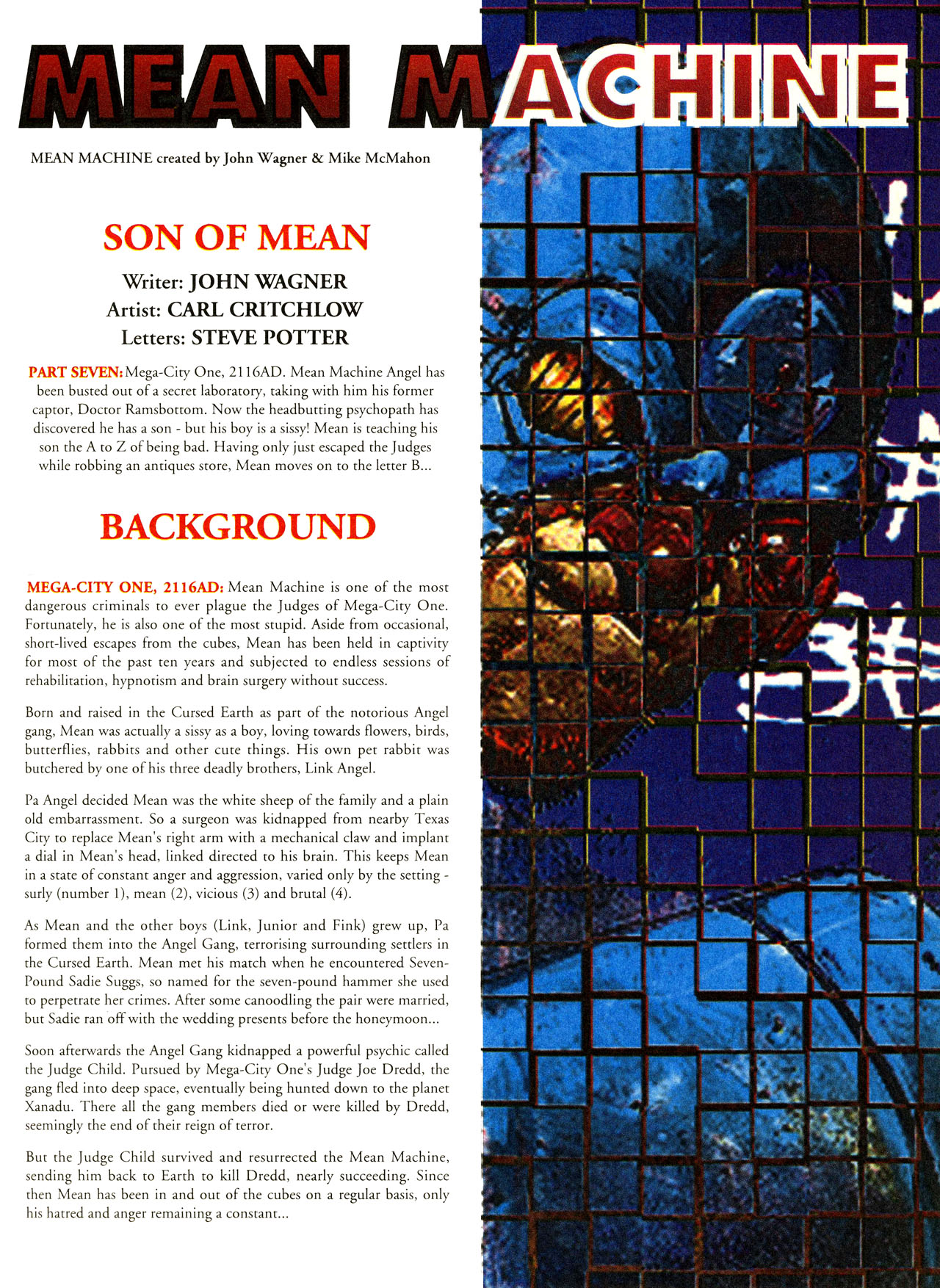 Read online Judge Dredd: The Megazine (vol. 2) comic -  Issue #69 - 23