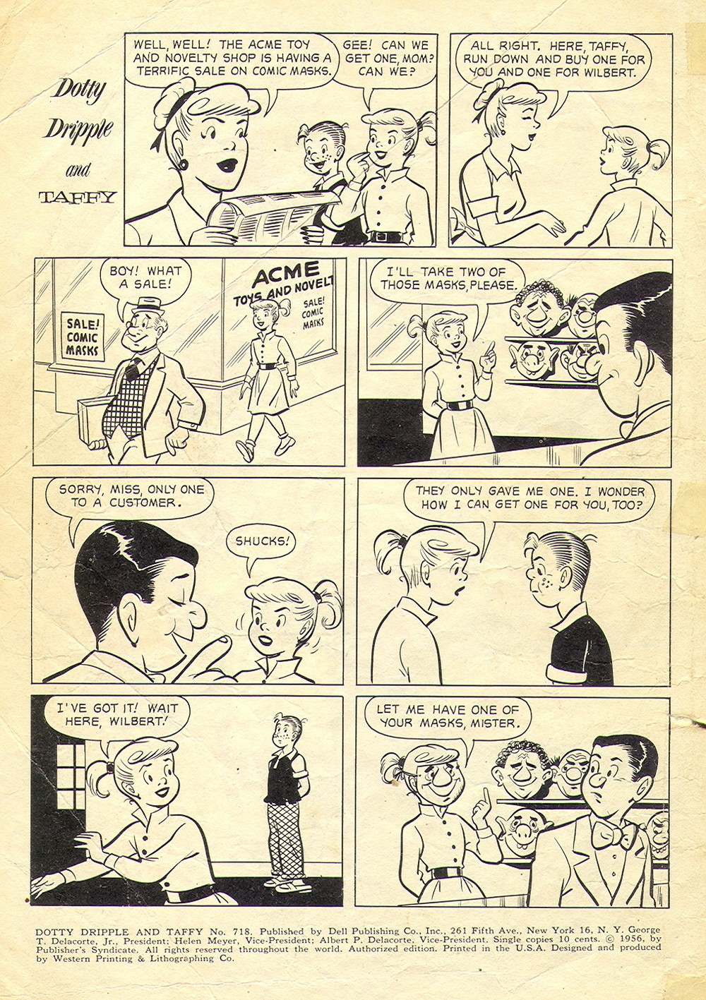 Read online Four Color Comics comic -  Issue #718 - 2