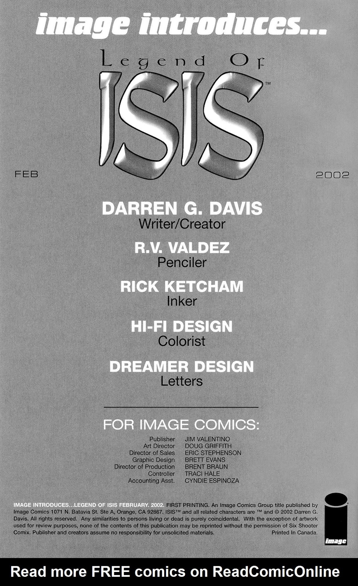 Read online Image Introduces…Legend of Isis comic -  Issue # Full - 2