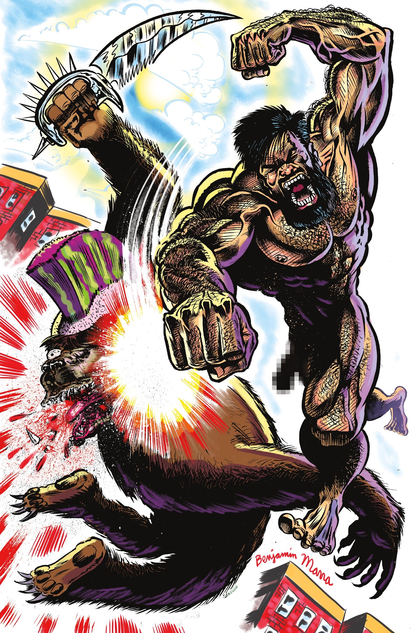Read online Shirtless Bear-Fighter! comic -  Issue #4 - 27