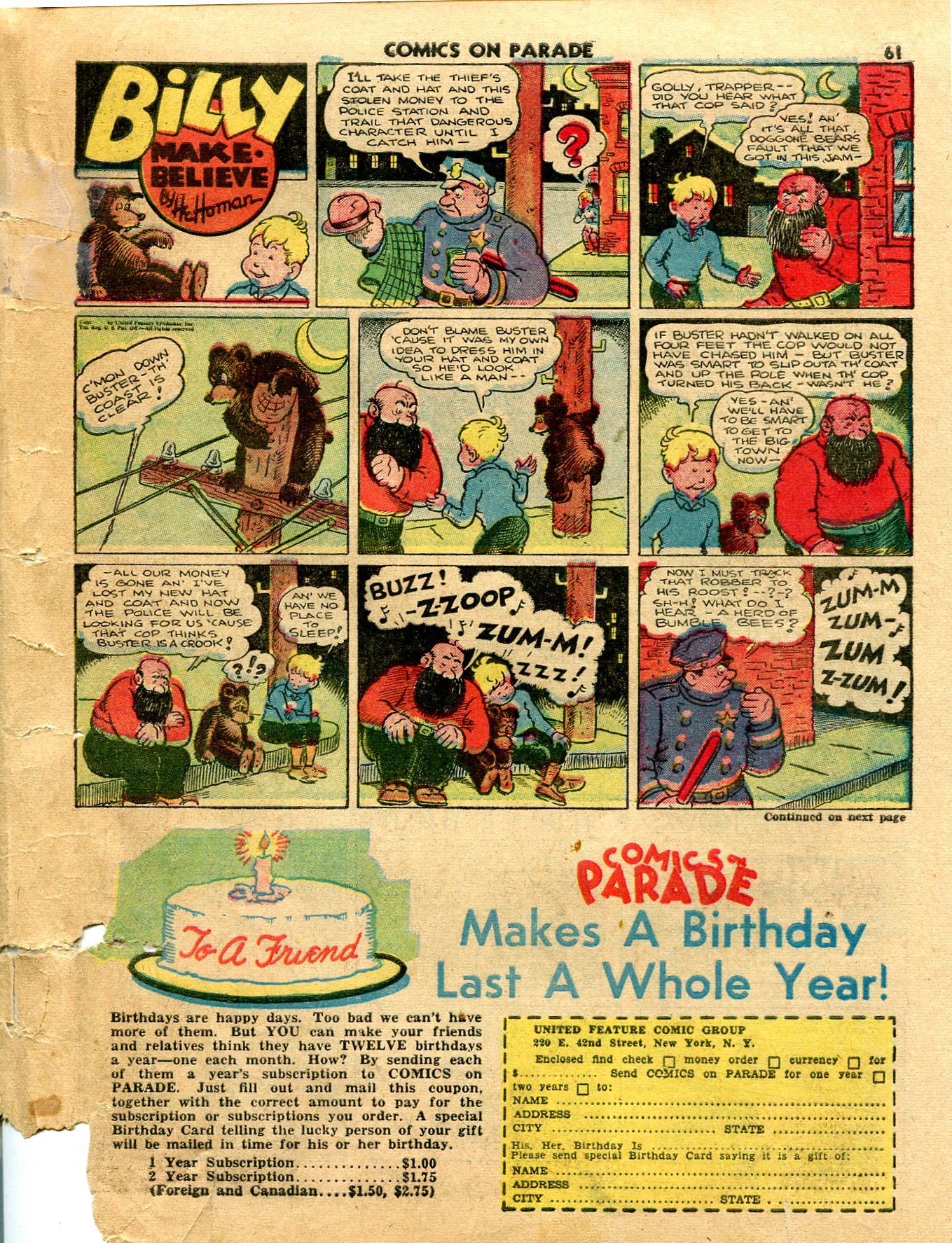 Read online Comics on Parade comic -  Issue #27 - 58