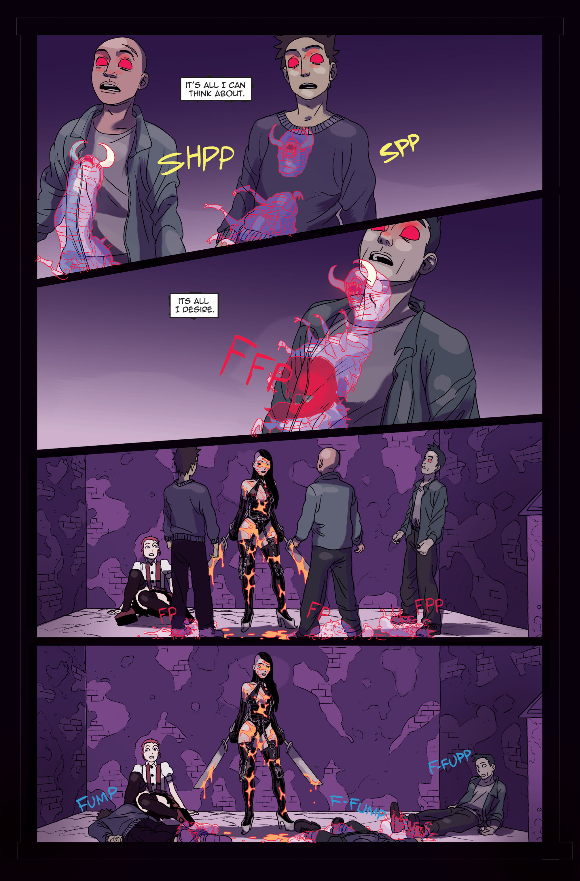 Read online Zombie Tramp vs: Vampblade comic -  Issue #1 - 9