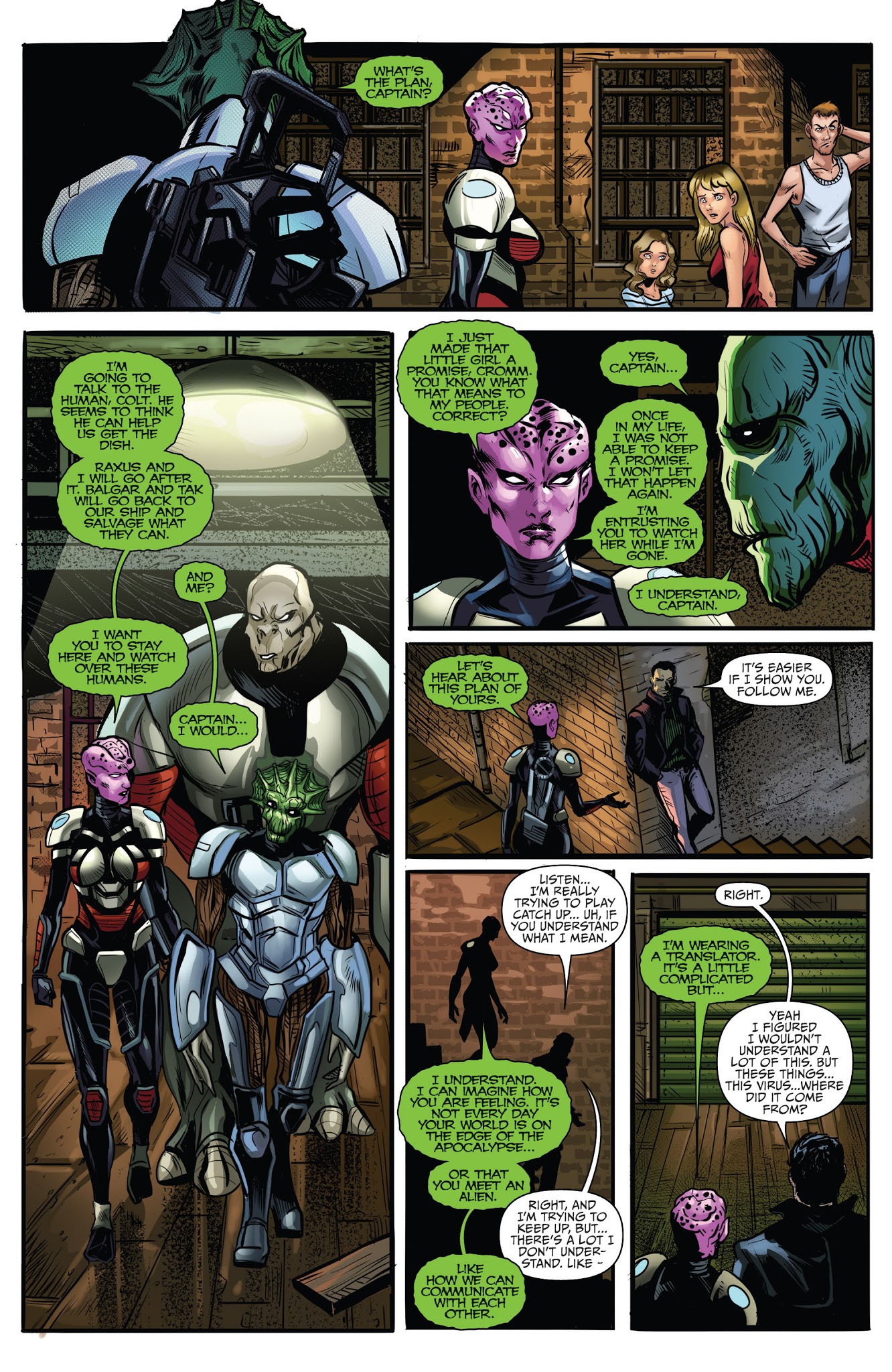 Read online Aliens vs. Zombies comic -  Issue #3 - 5