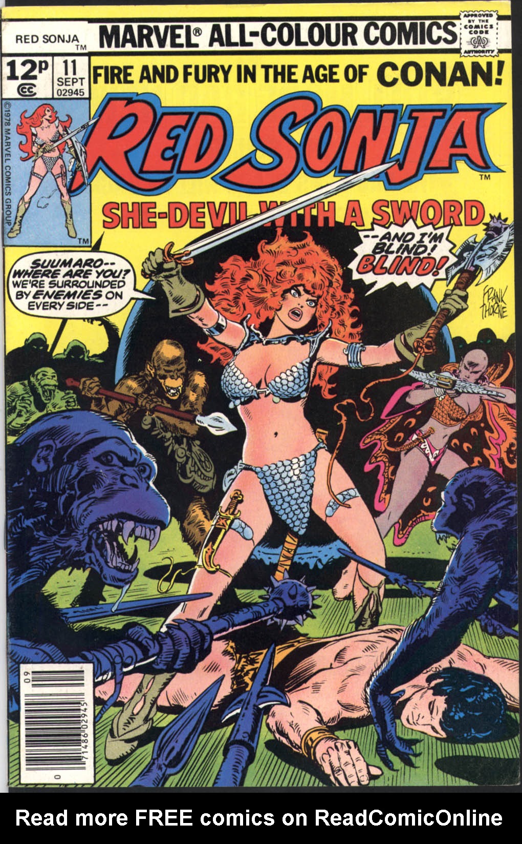 Read online Red Sonja (1977) comic -  Issue #11 - 1