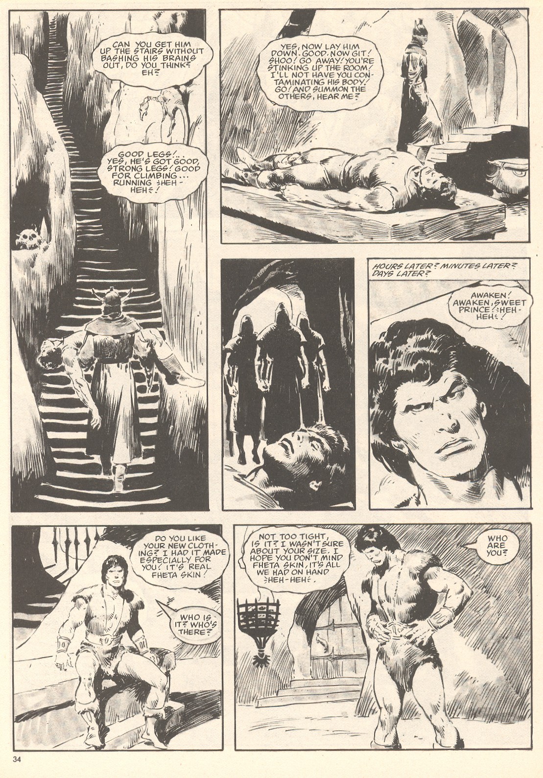Read online The Savage Sword Of Conan comic -  Issue #79 - 34