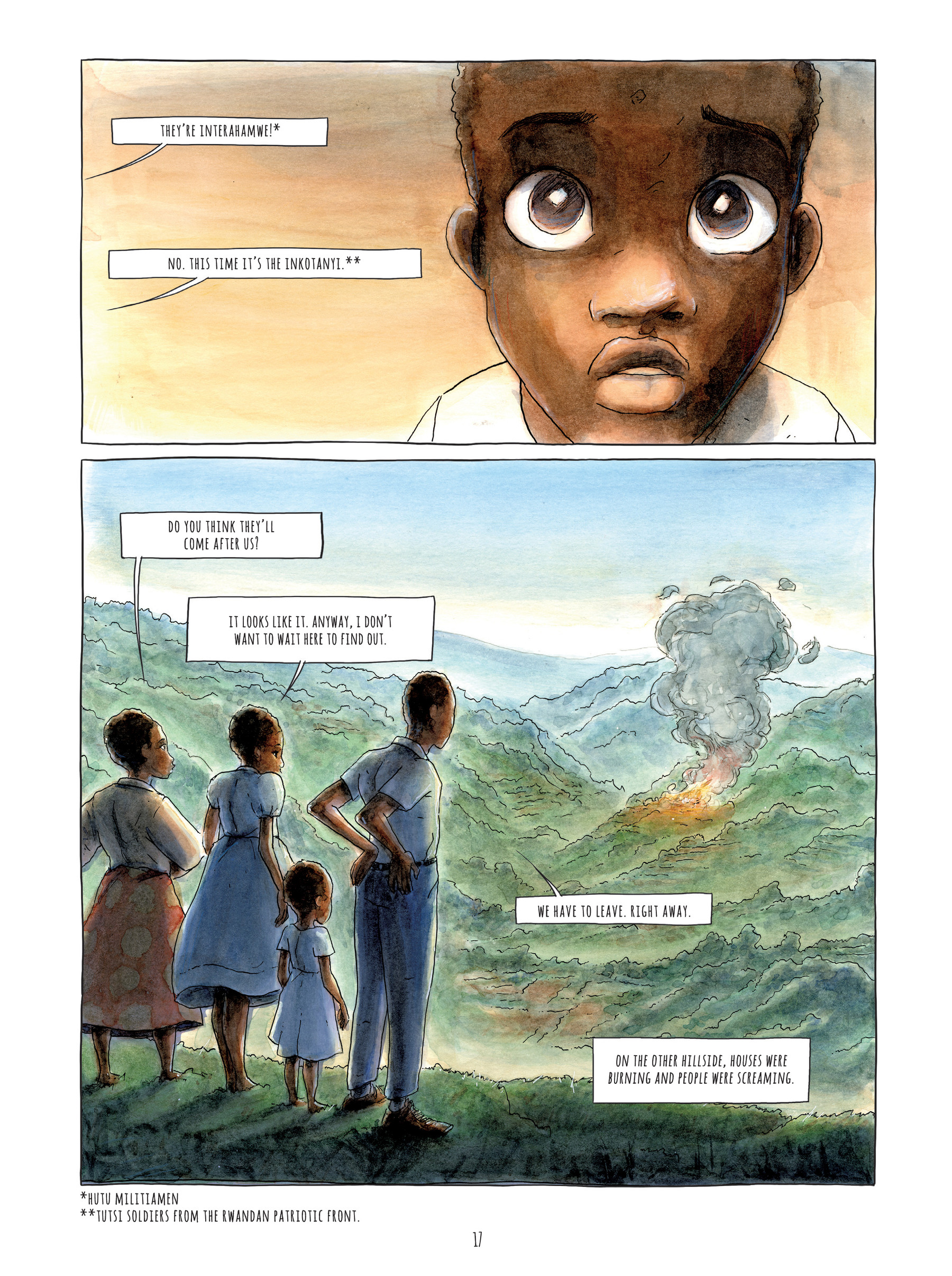Read online Alice on the Run: One Child's Journey Through the Rwandan Civil War comic -  Issue # TPB - 16