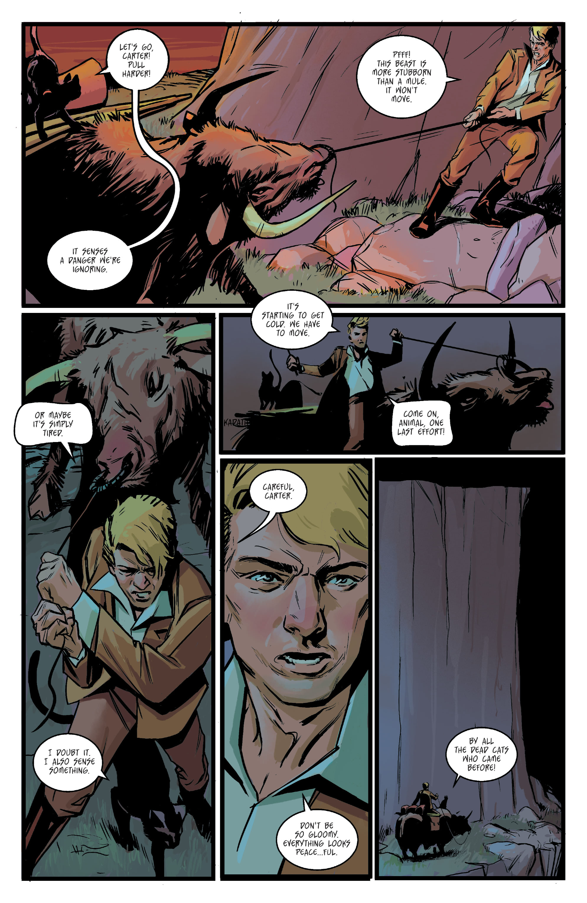 Read online Lovecraft Unknown Kadath comic -  Issue #6 - 11