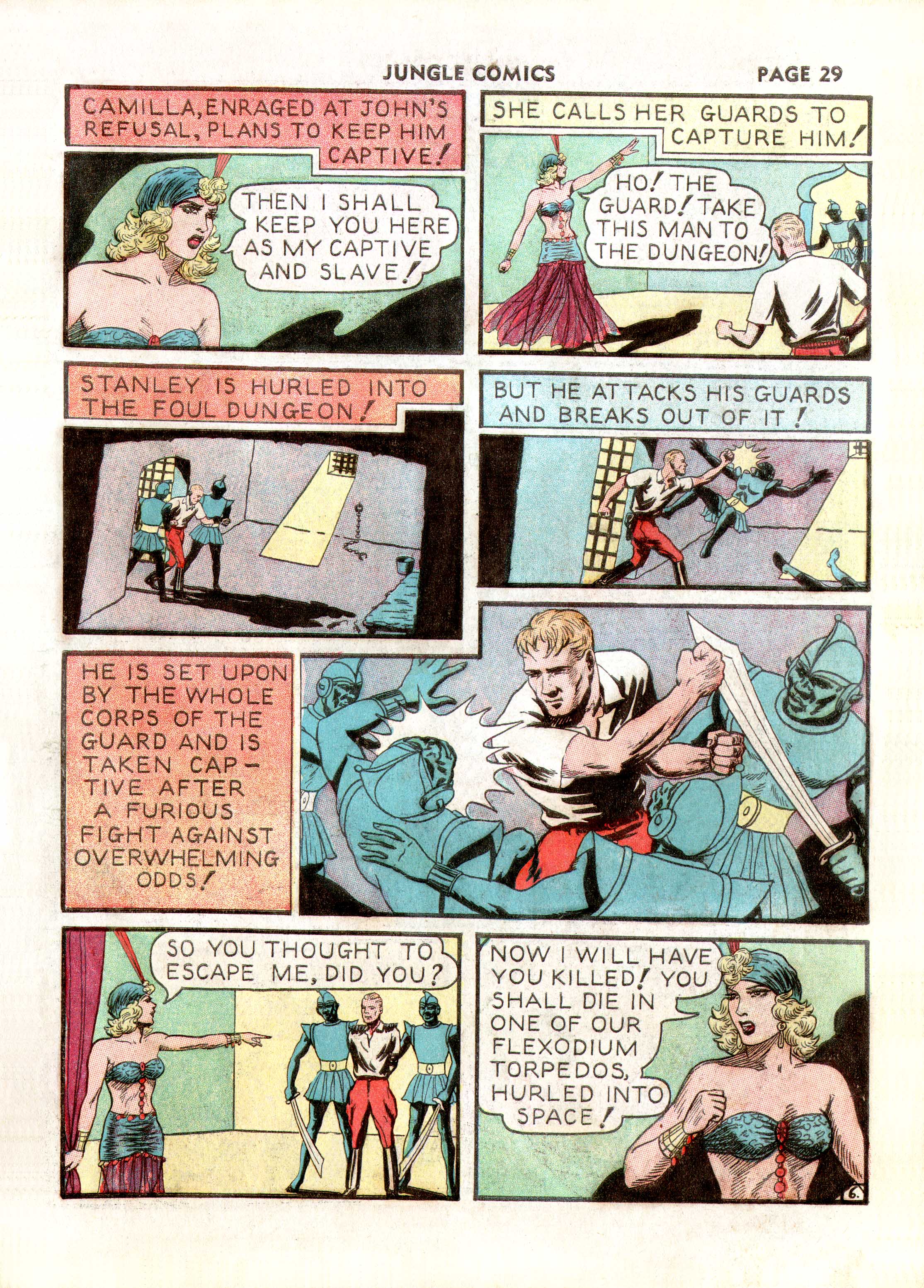 Read online Jungle Comics comic -  Issue #2 - 31