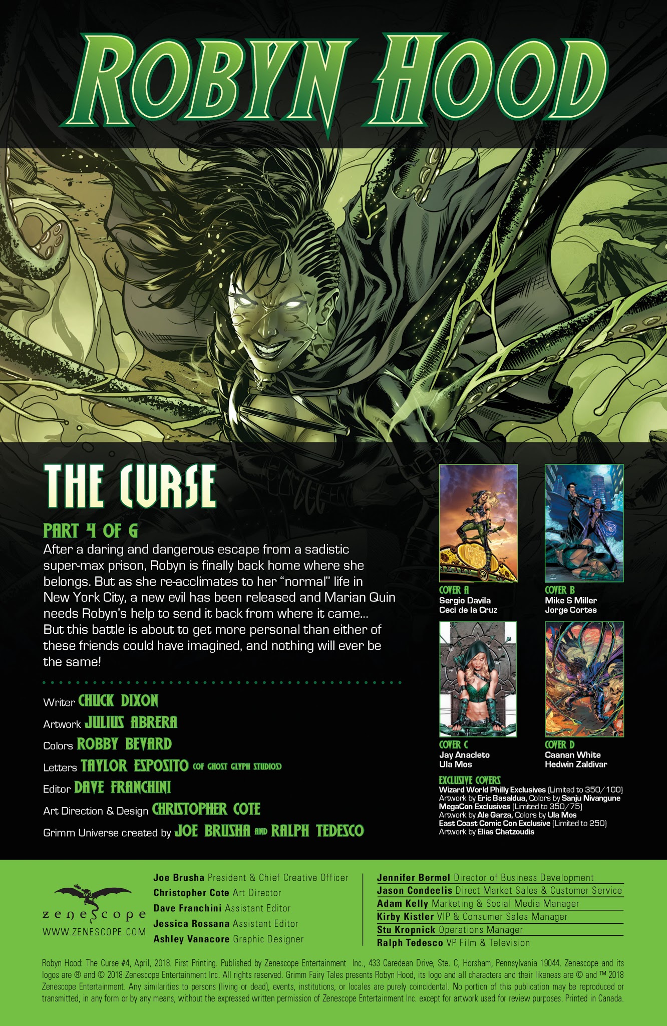 Read online Robyn Hood: The Curse comic -  Issue #4 - 2