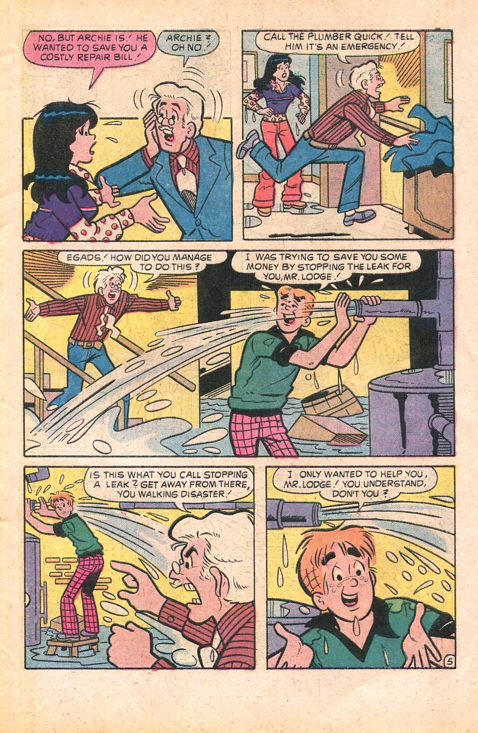 Read online Archie's TV Laugh-Out comic -  Issue #31 - 7