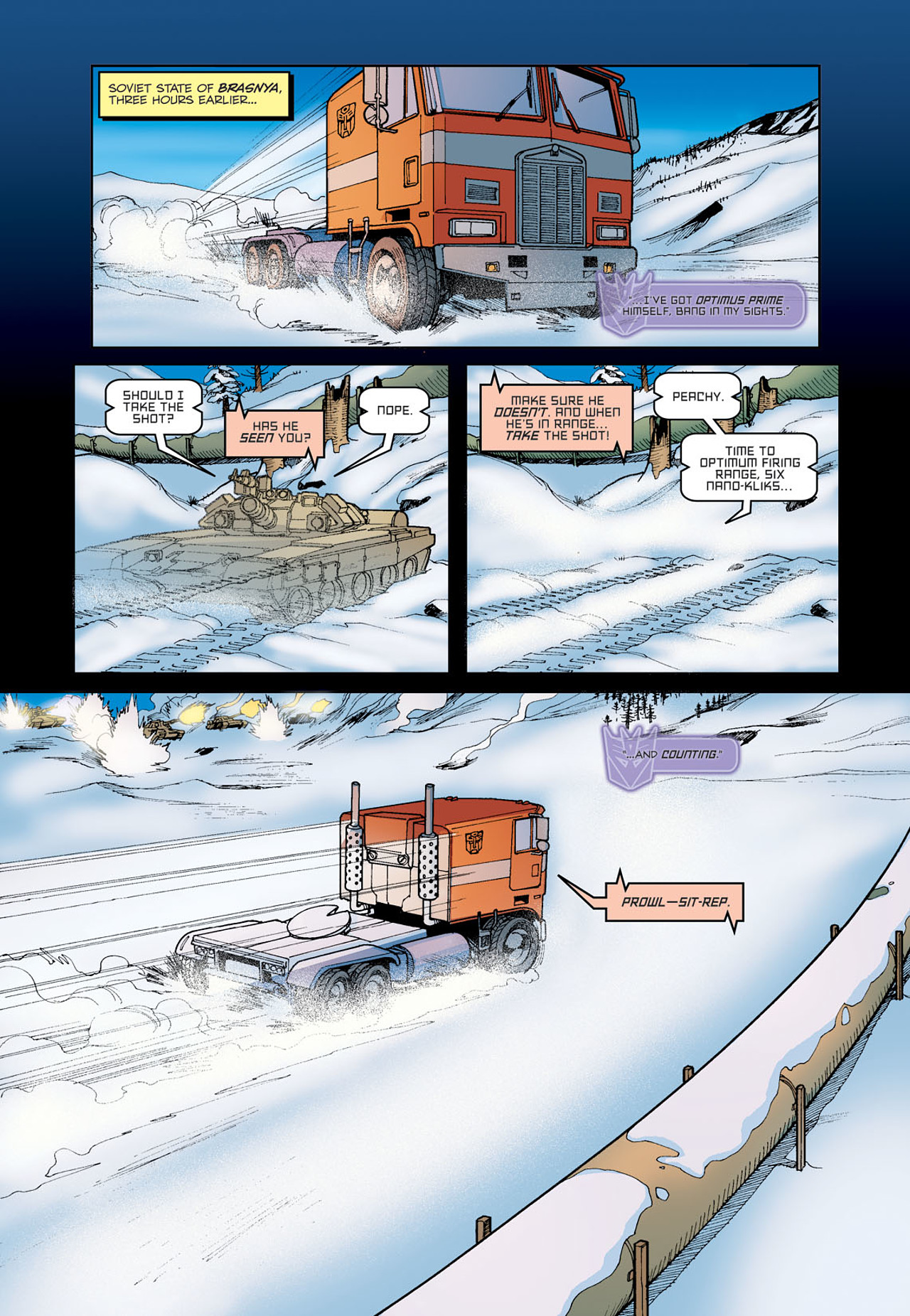 Read online The Transformers: Escalation comic -  Issue #4 - 9