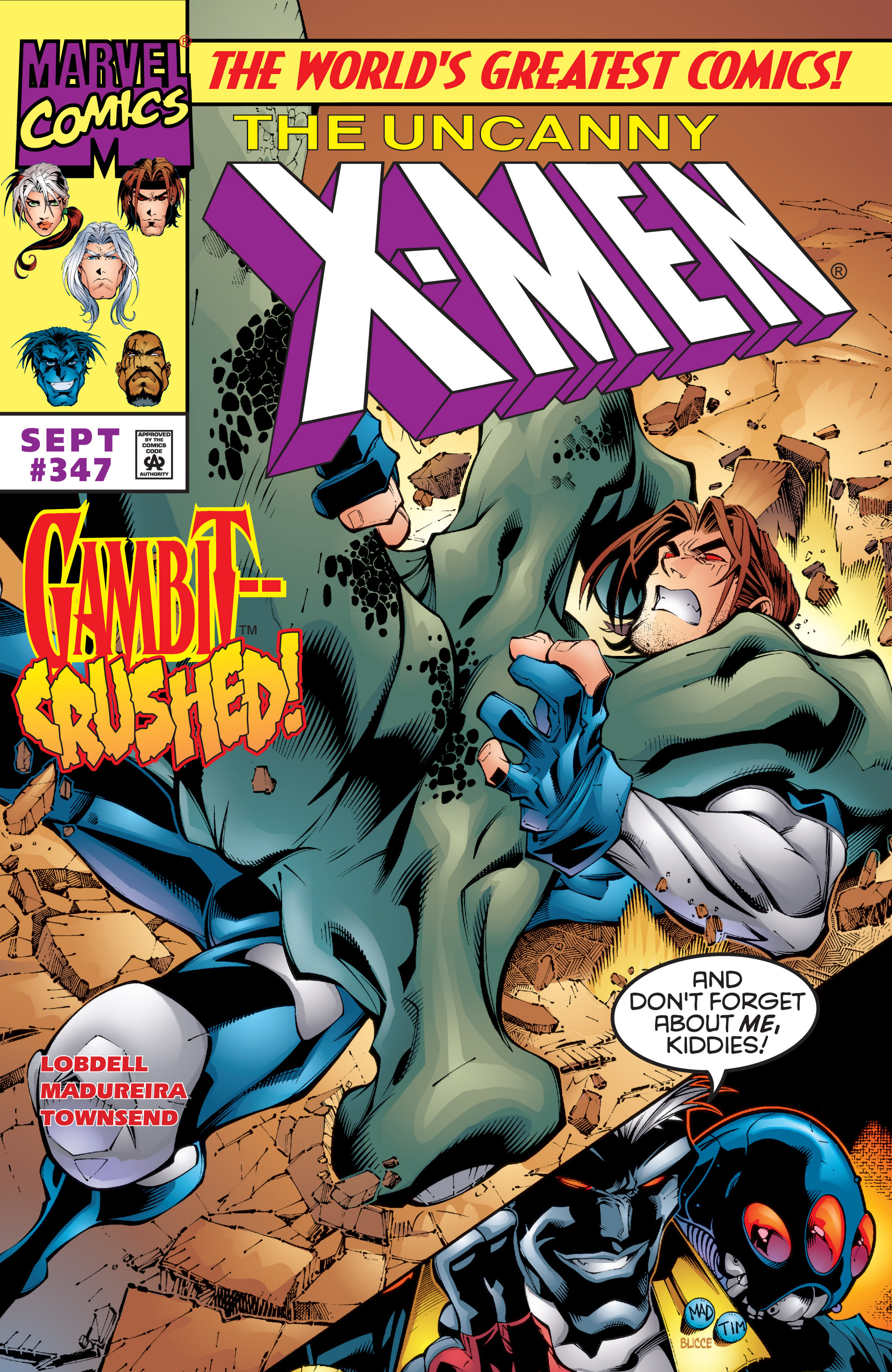 Read online Uncanny X-Men (1963) comic -  Issue #347 - 1