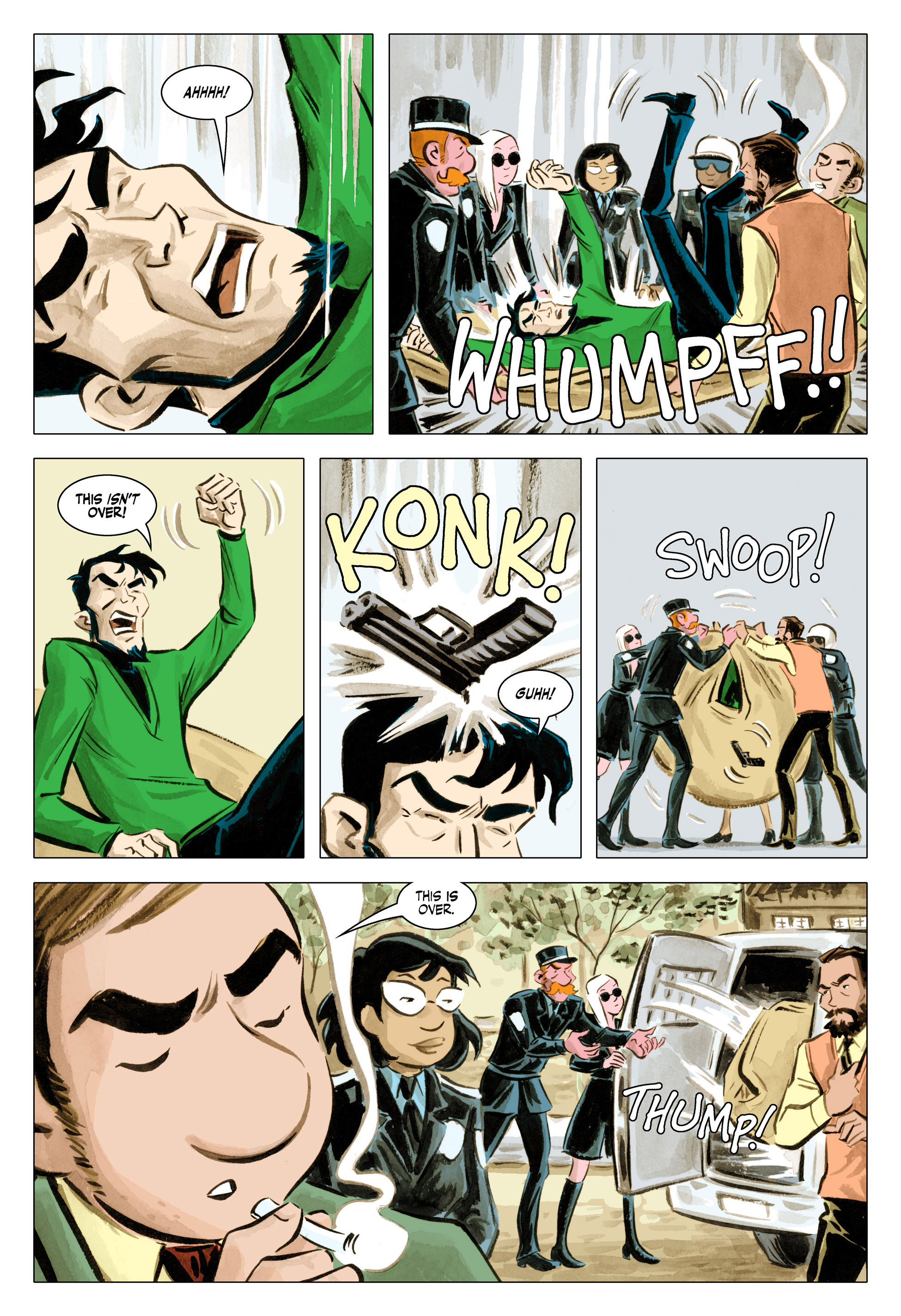 Read online Bandette (2012) comic -  Issue #9 - 14