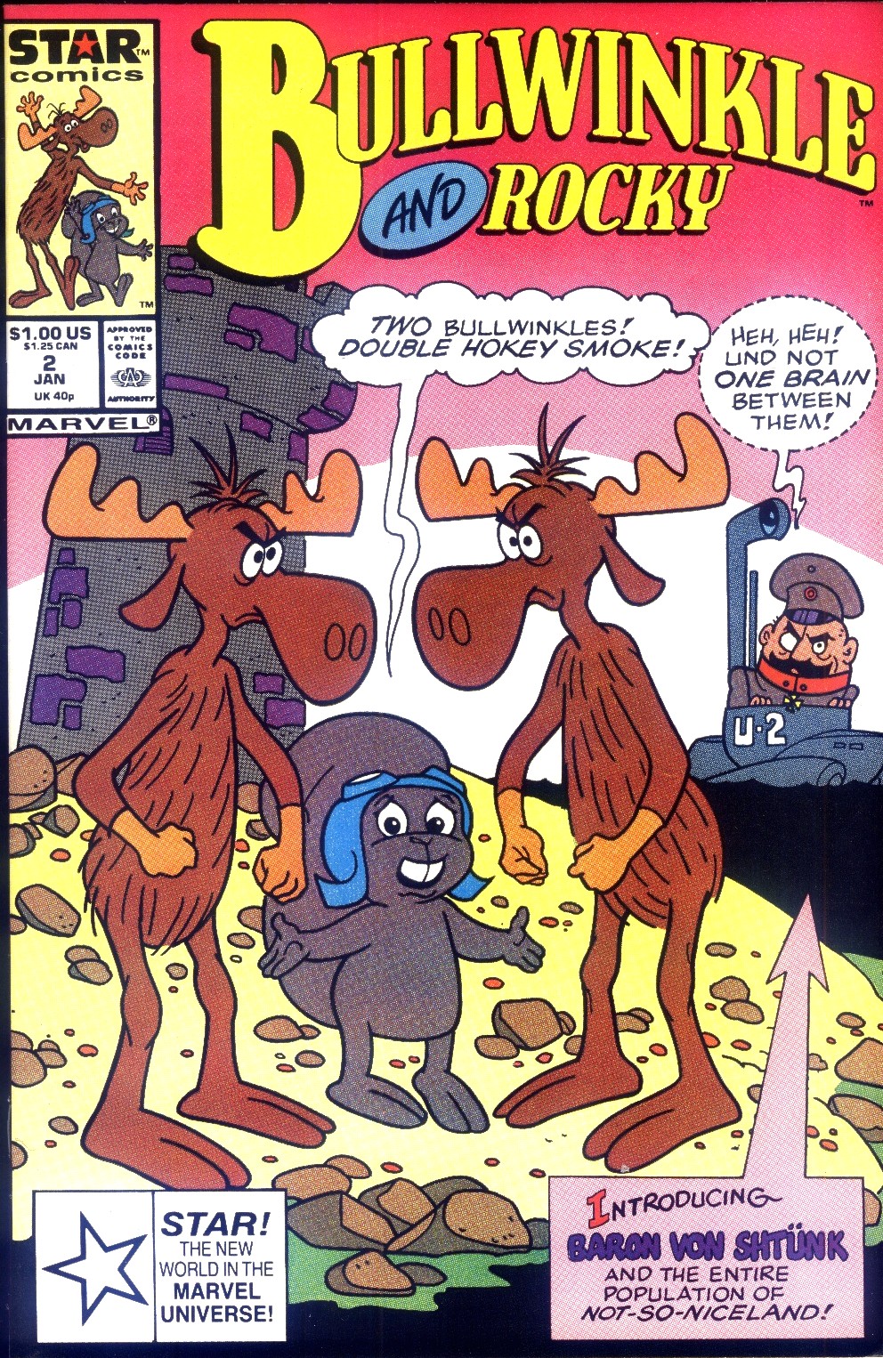 Read online Bullwinkle and Rocky comic -  Issue #2 - 1