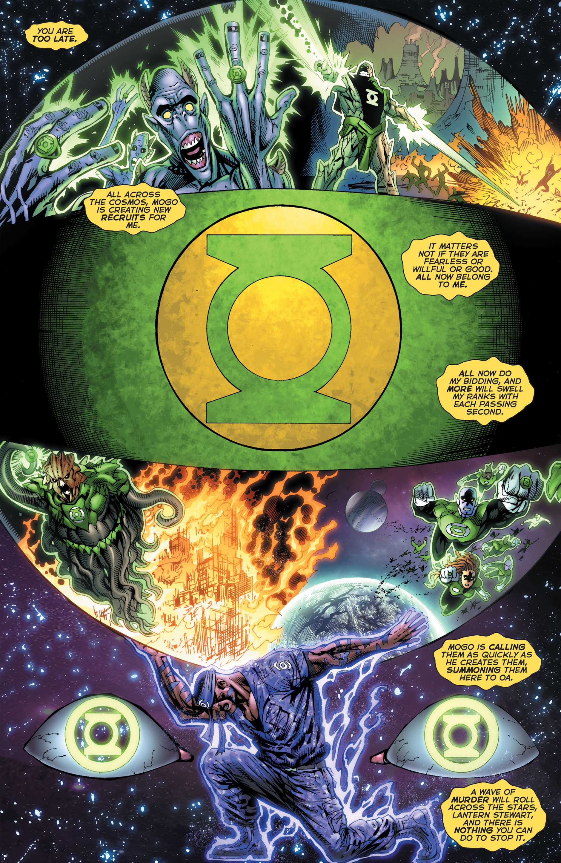 Read online Green Lantern: War of the Green Lanterns (2011) comic -  Issue # TPB - 185