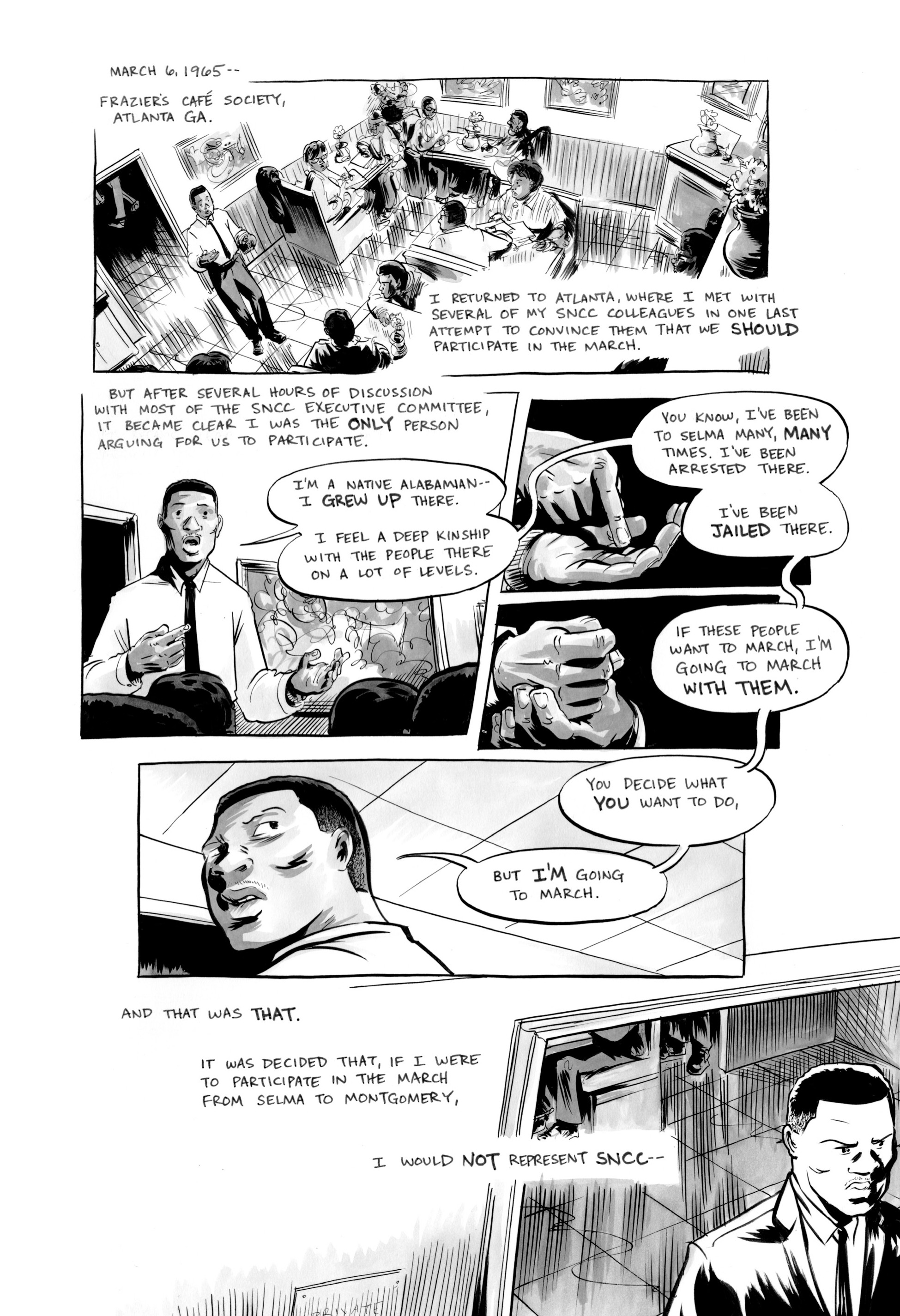 Read online March comic -  Issue #3 - 180