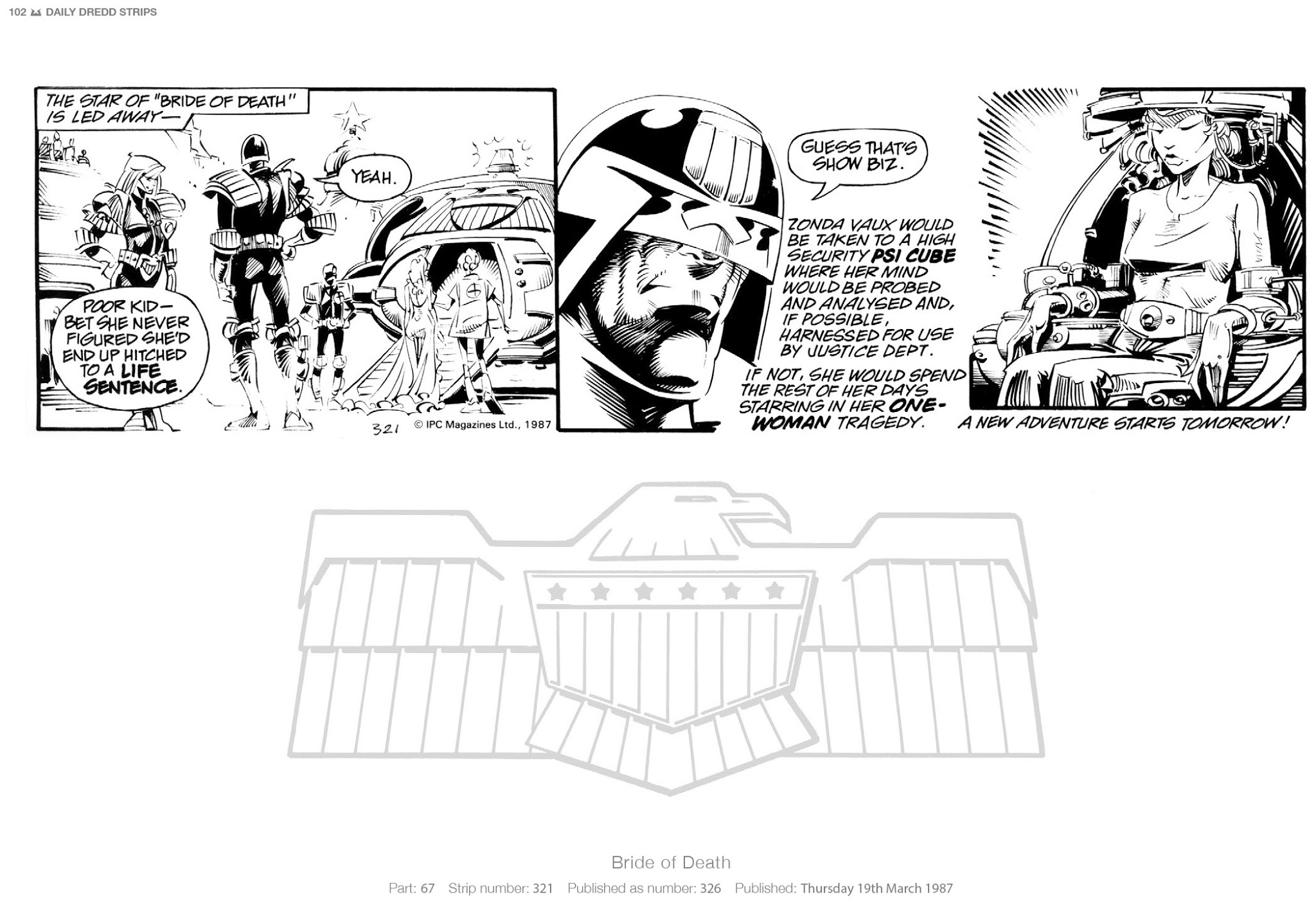 Read online Judge Dredd: The Daily Dredds comic -  Issue # TPB 2 - 105